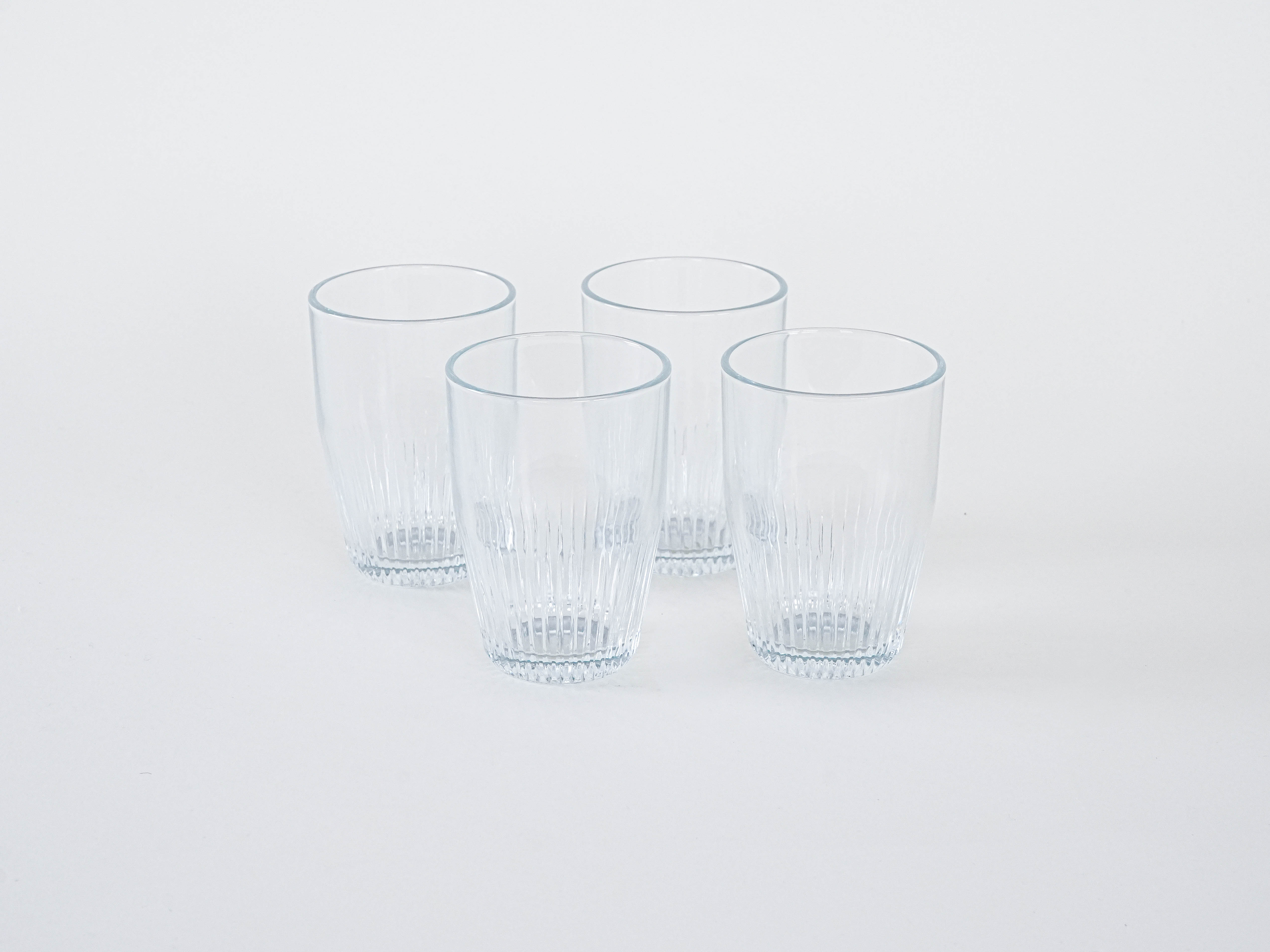 4x Gläser Transparent