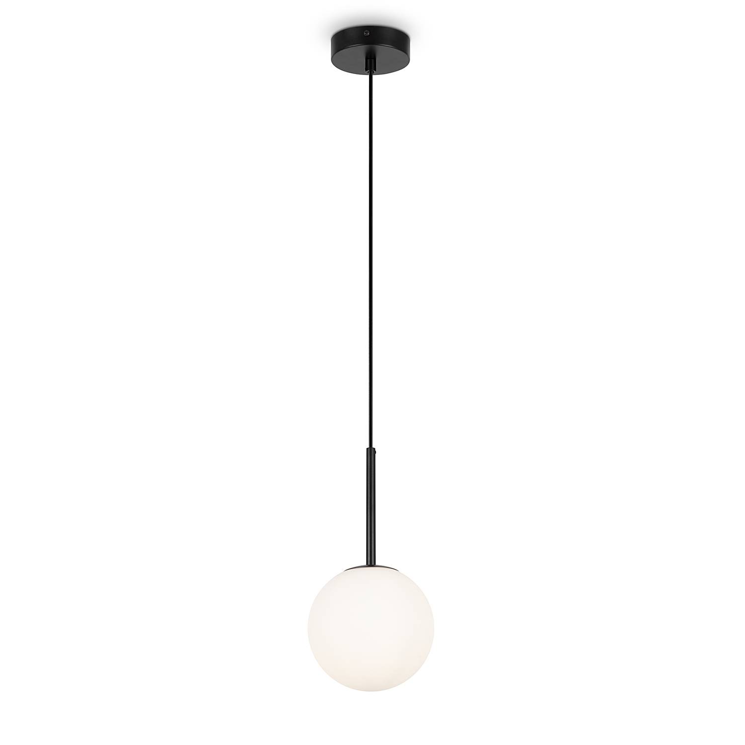 Pendelleuchte Basicform Typ J Milchglas Mischmetall