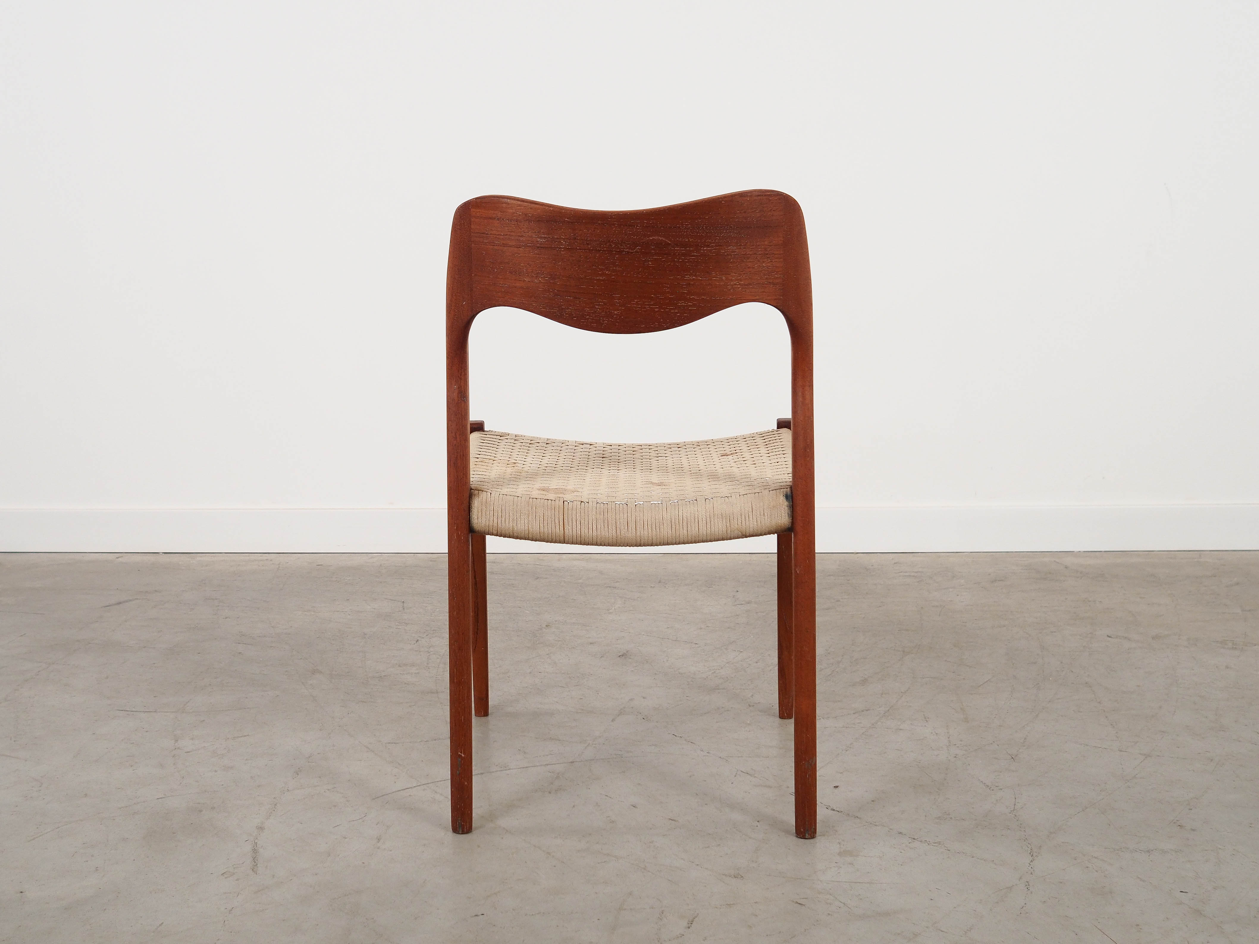 Teak wood chair 1960s
