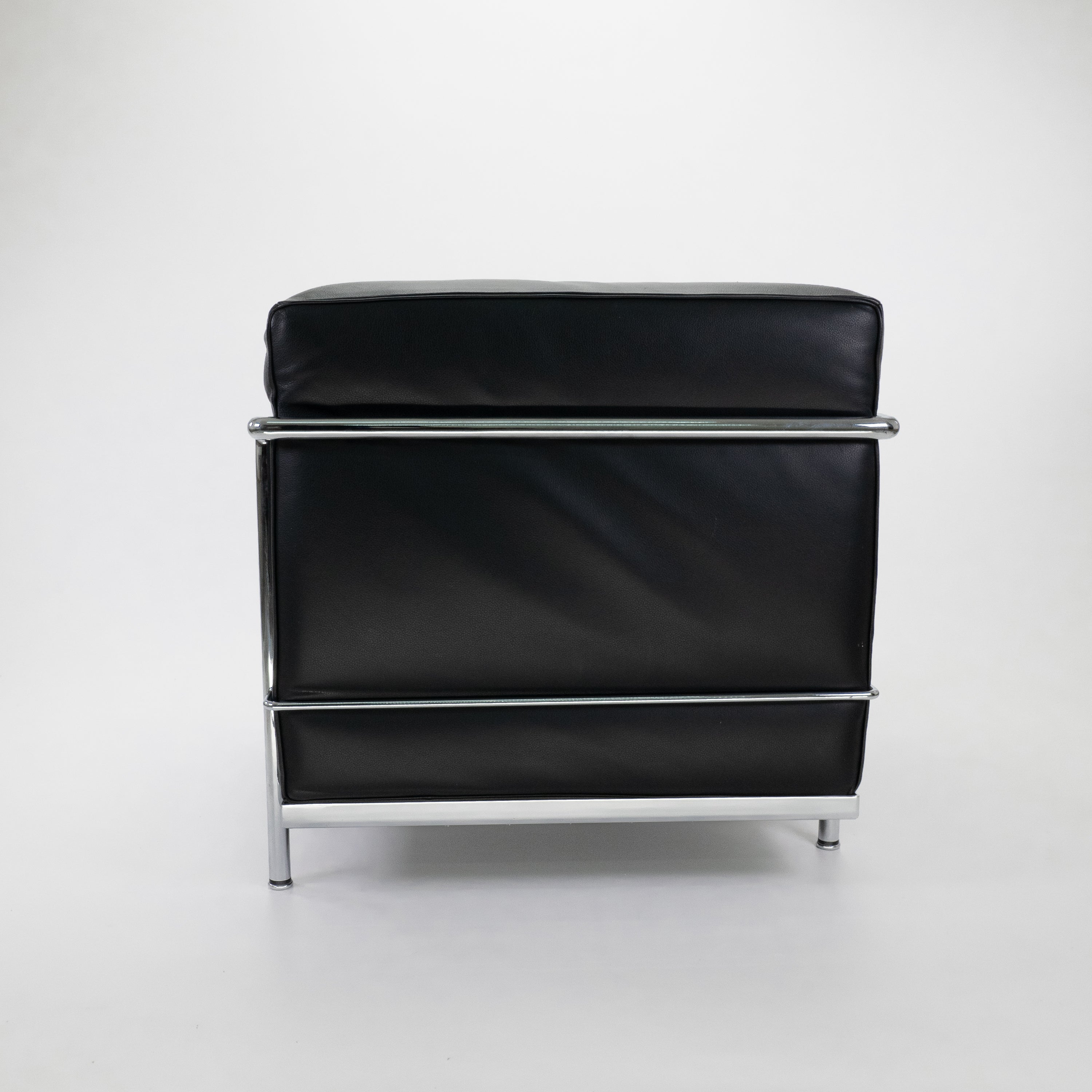 Le Corbusier LC2 Sessel Chrom Leder Schwarz