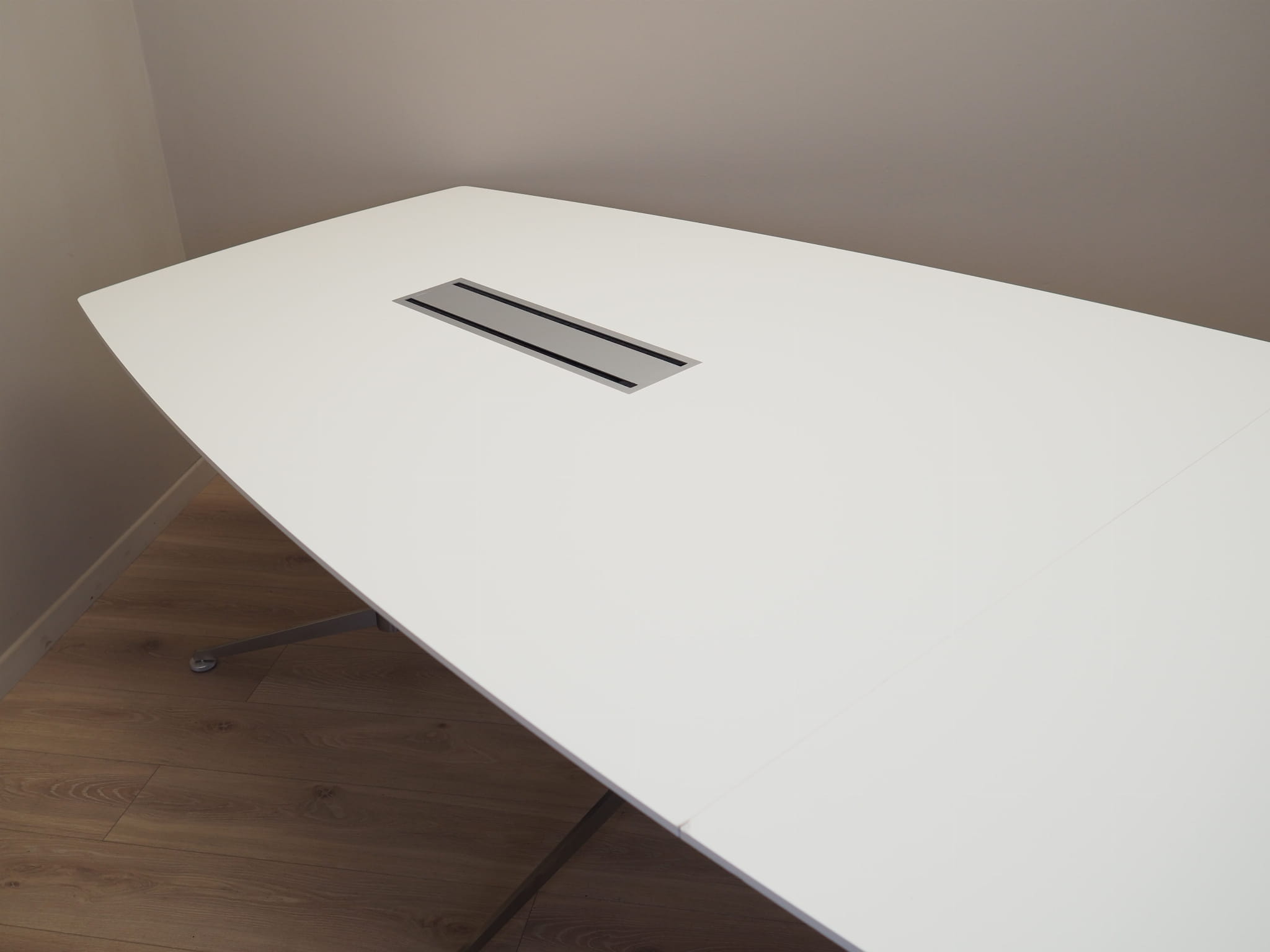 Conference table Plastic Metal White