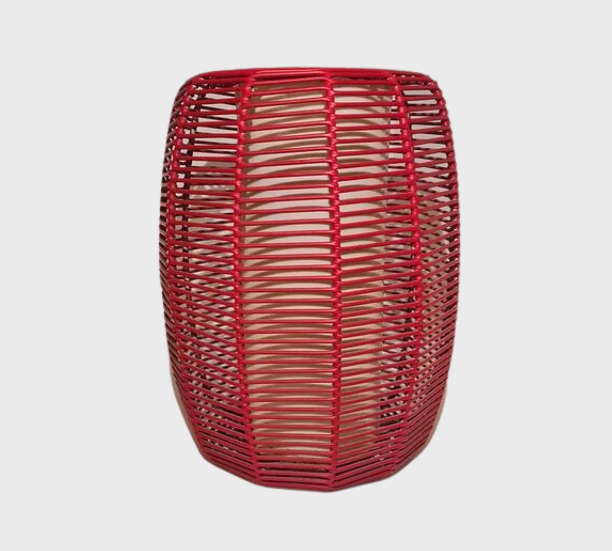 Pendant lamp Plastic Red