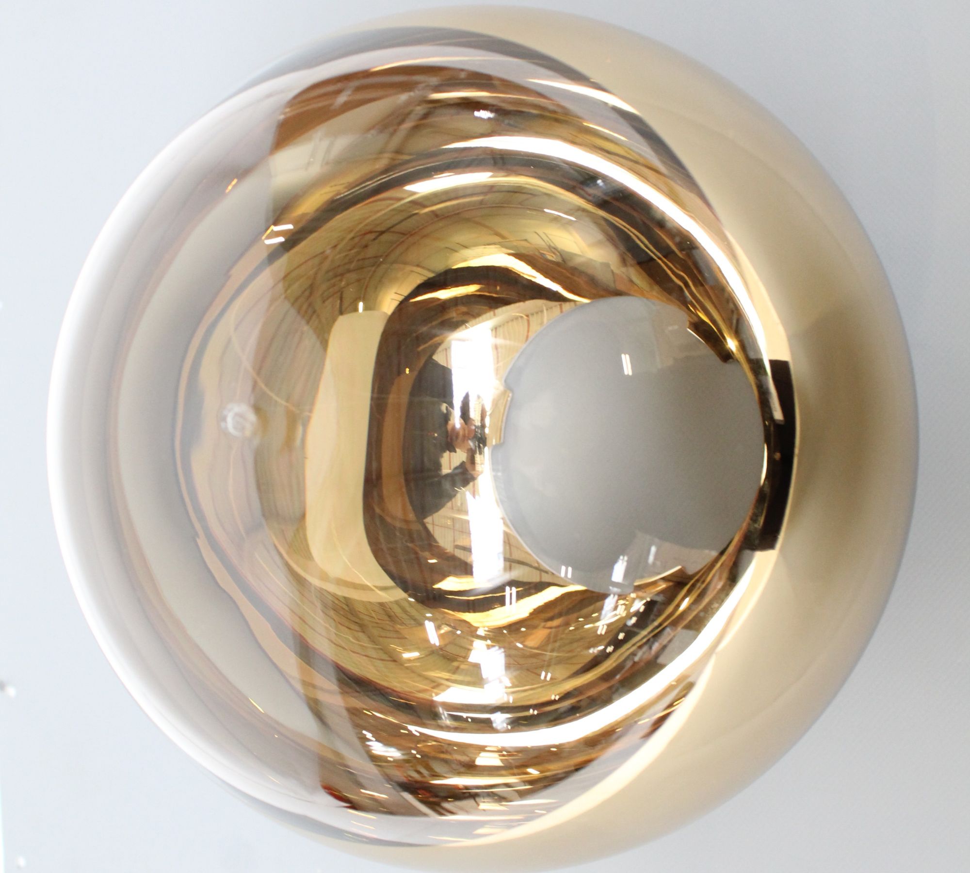 Mirror Ball Pendelleuchte Gold 25cm