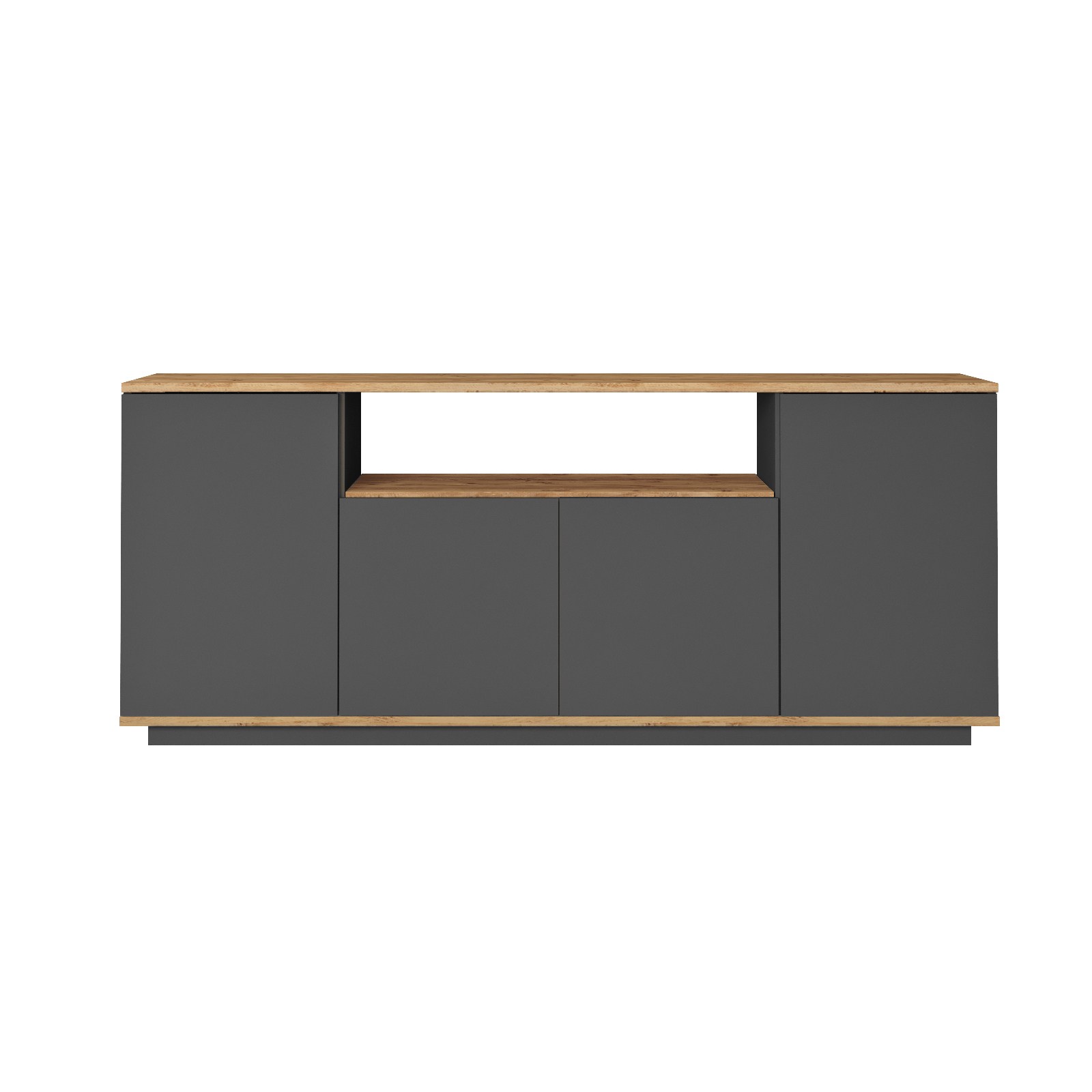 Sideboard Gray 180cm