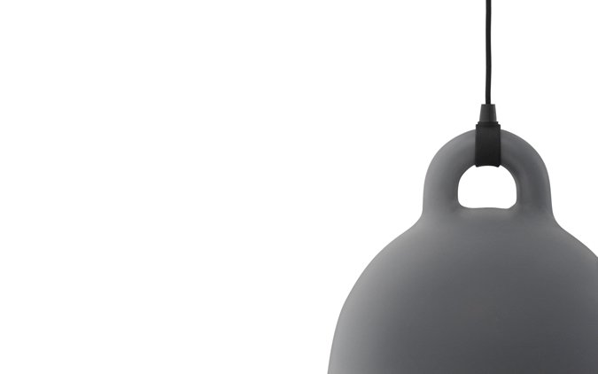 Bell Pendelleuchte 1-flammig Metall Grau