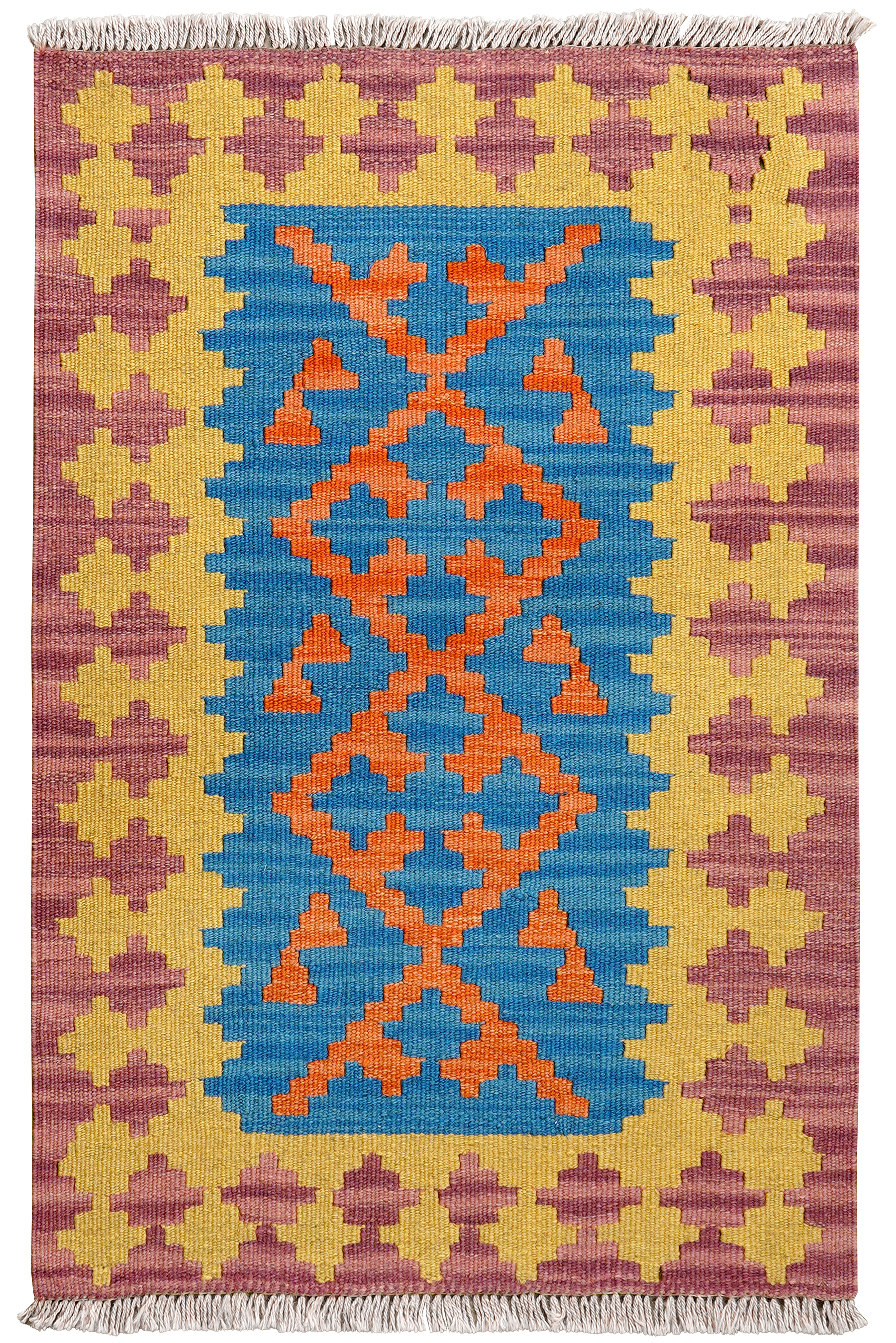 Kilim Gashgai Teppich Wolle Mehrfarbig