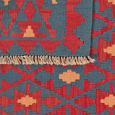 Kilim Gashgai Teppich Mehrfarbig