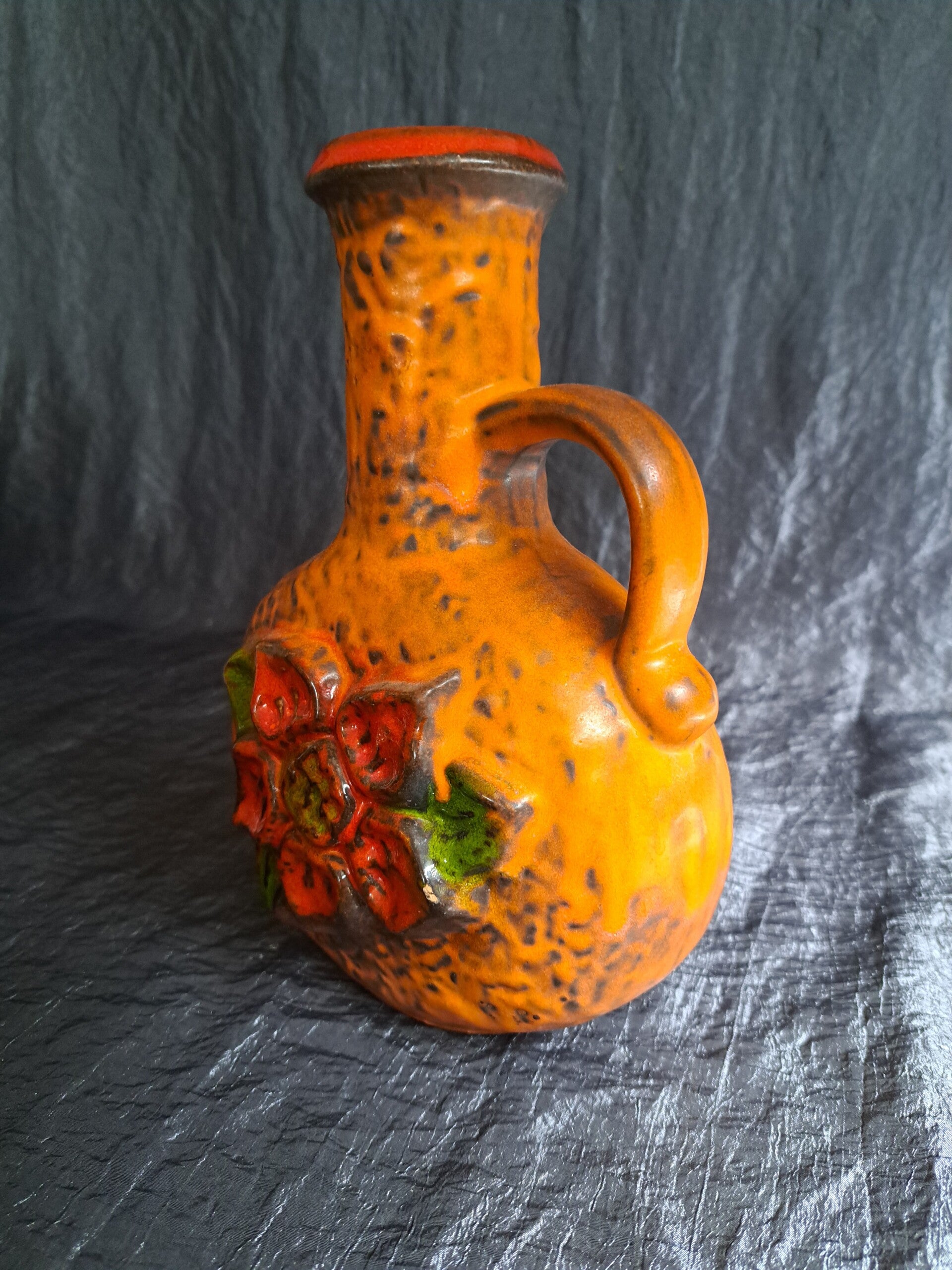 Vintage Vase Keramik Bunt