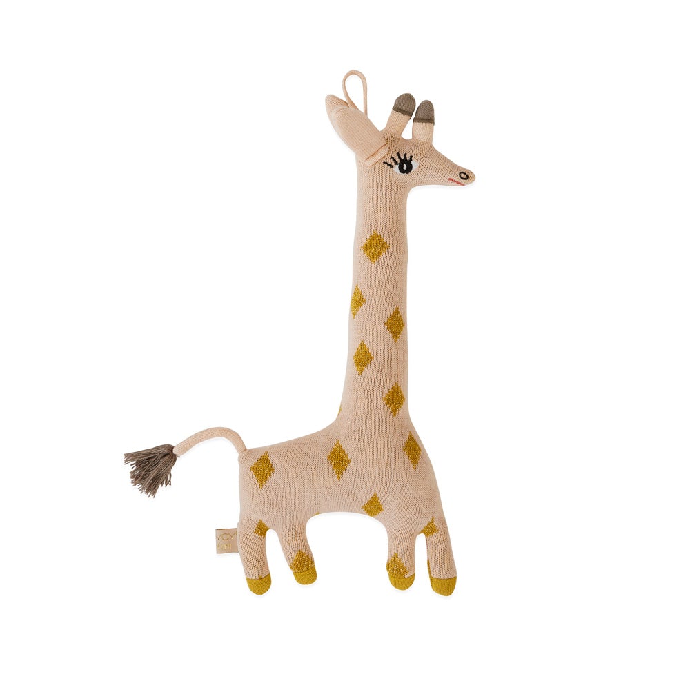 Darling Kuscheltier Giraffe Buamwolle Pink