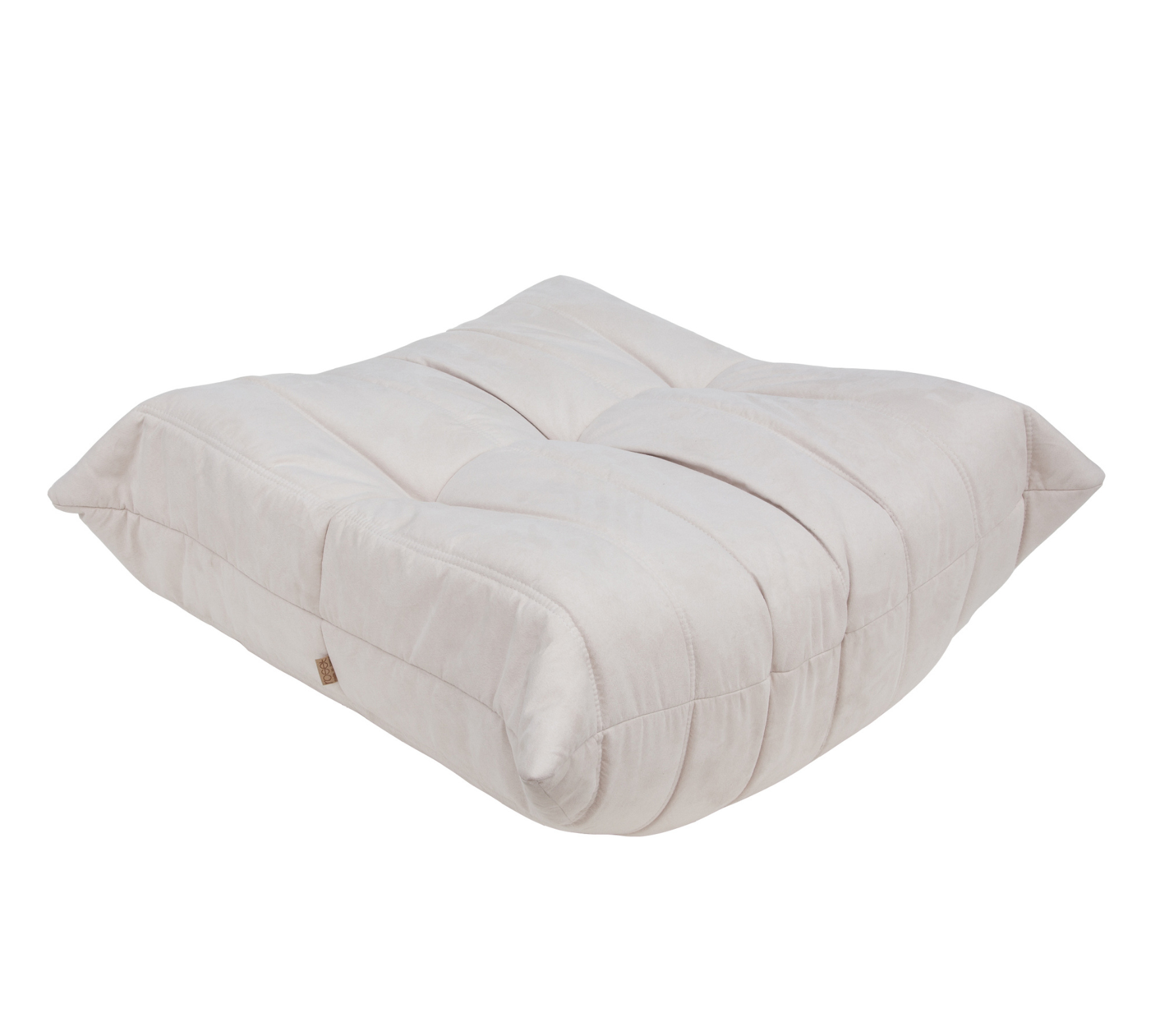 Togo Sessel und Ottoman Set Textil Off-White