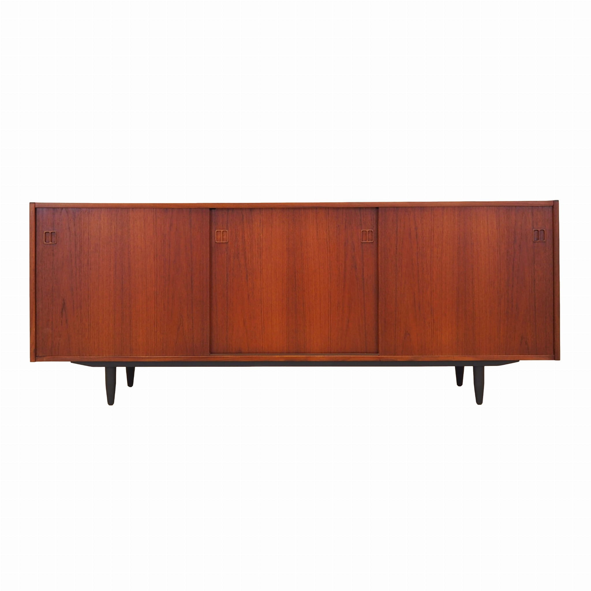 Vintage Sideboard Teakholz Braun 1970er Jahre