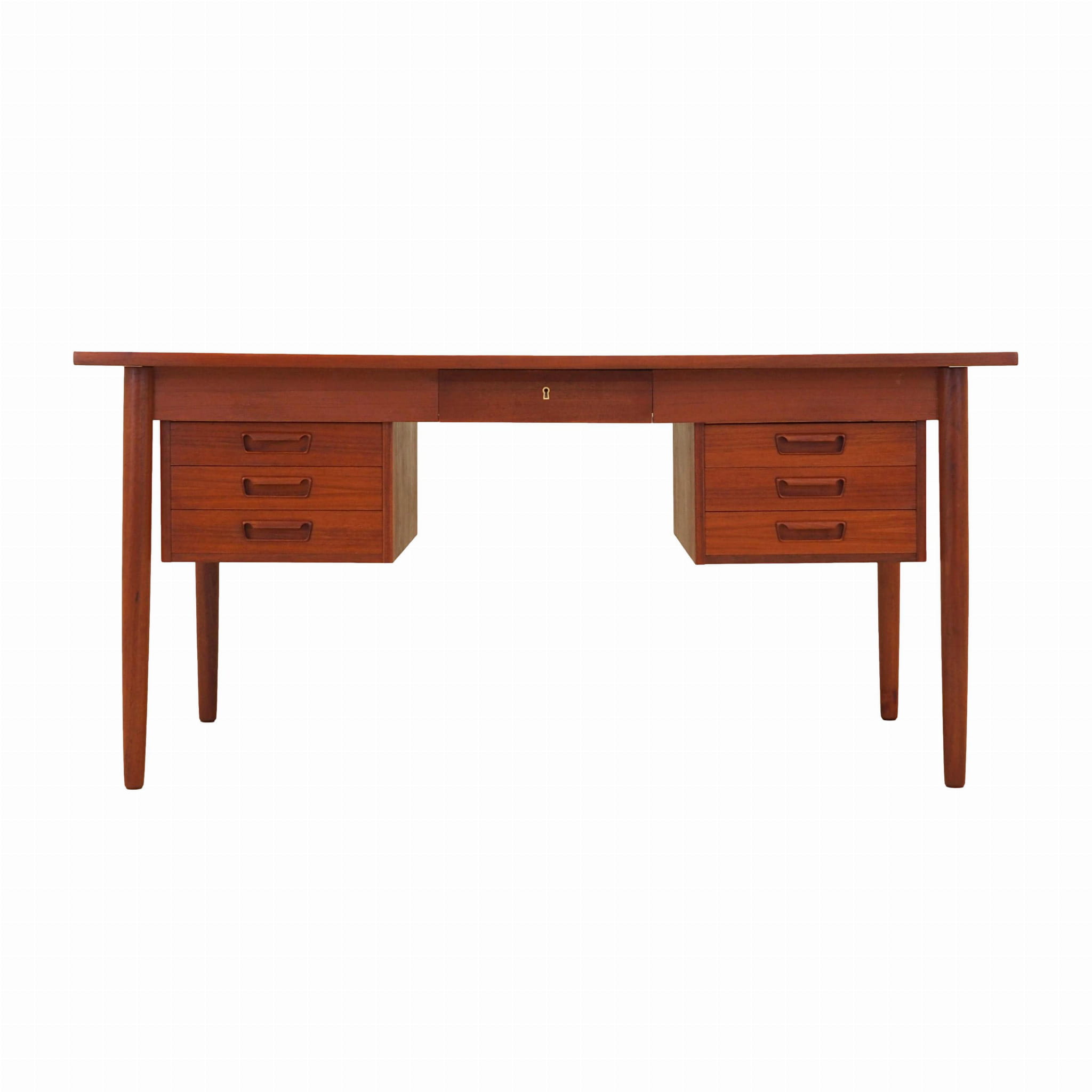 Tisch Holz Braun 1960er Jahre