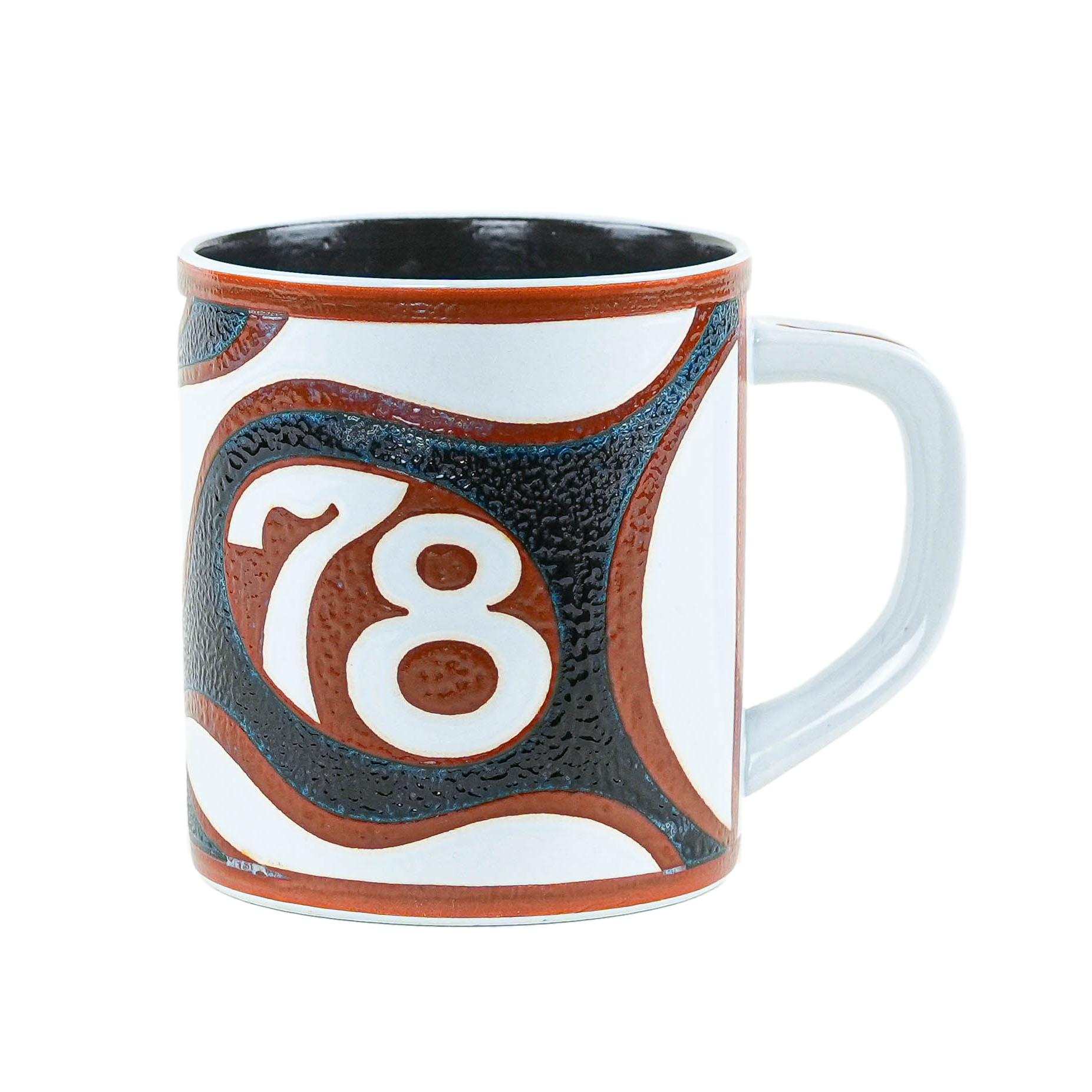 Keramiktasse 1970er Jahre Bo Kristiansen 
