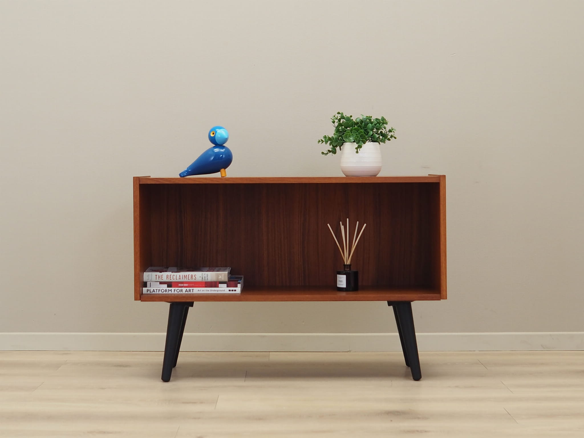 Vintage Bookshelf Teak Brown 1970s