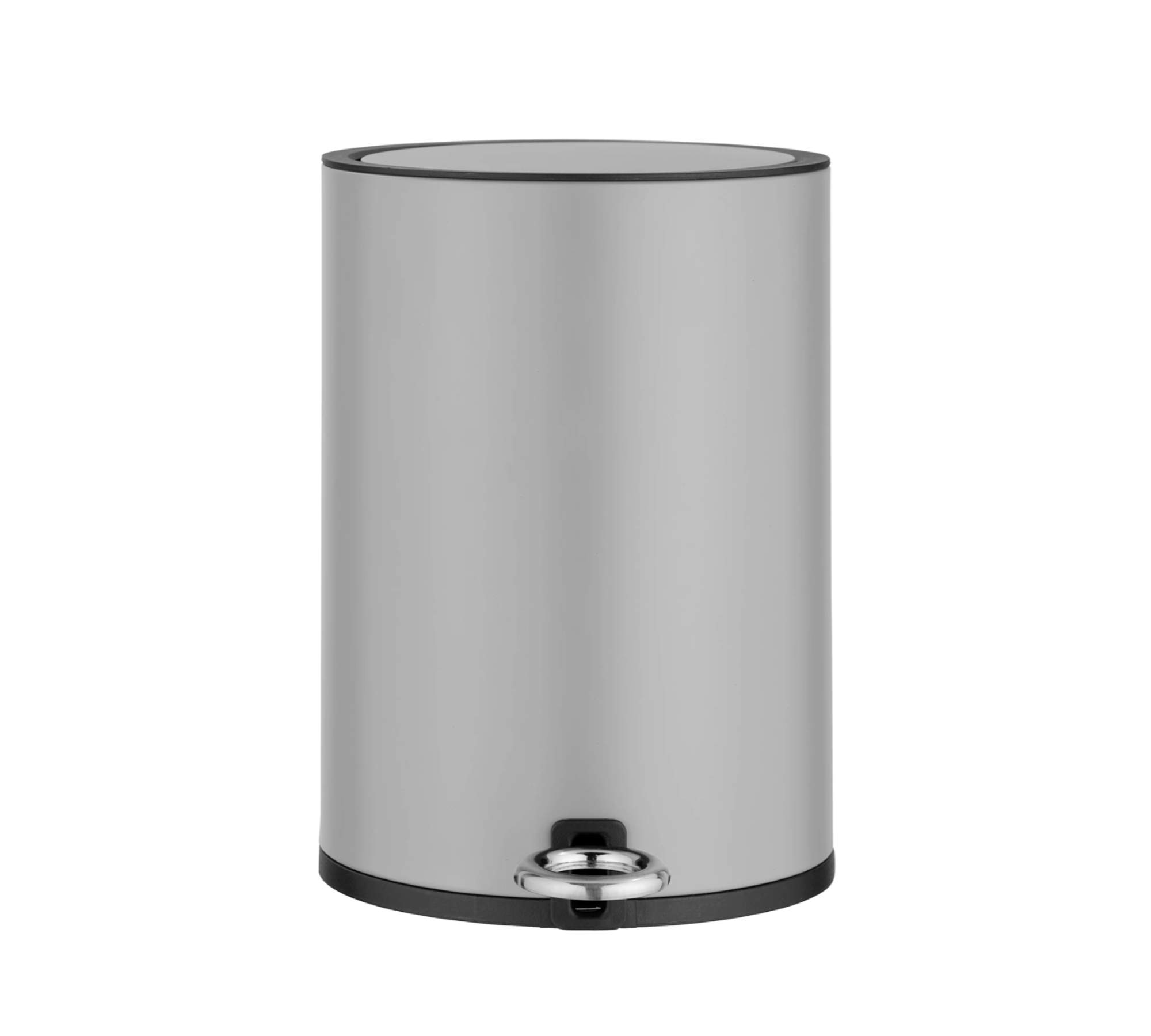 Kosmetik-Treteimer Stahl Kunststoff Grau 3L