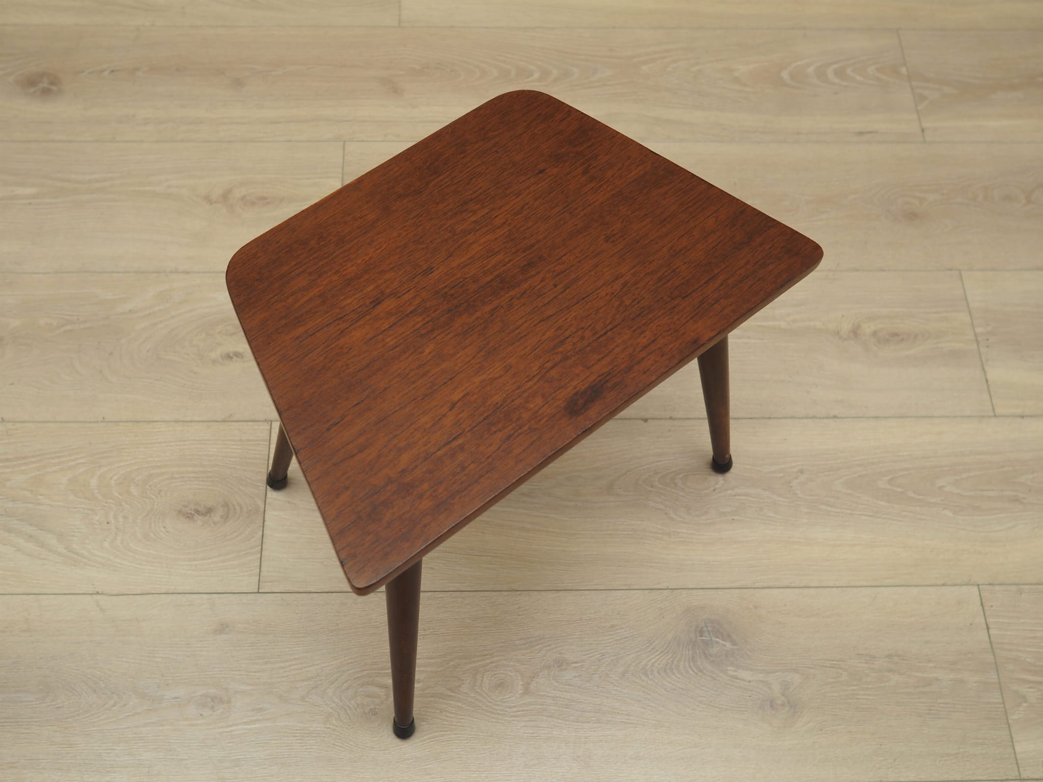 Vintage Stool Teak Brown 1970s