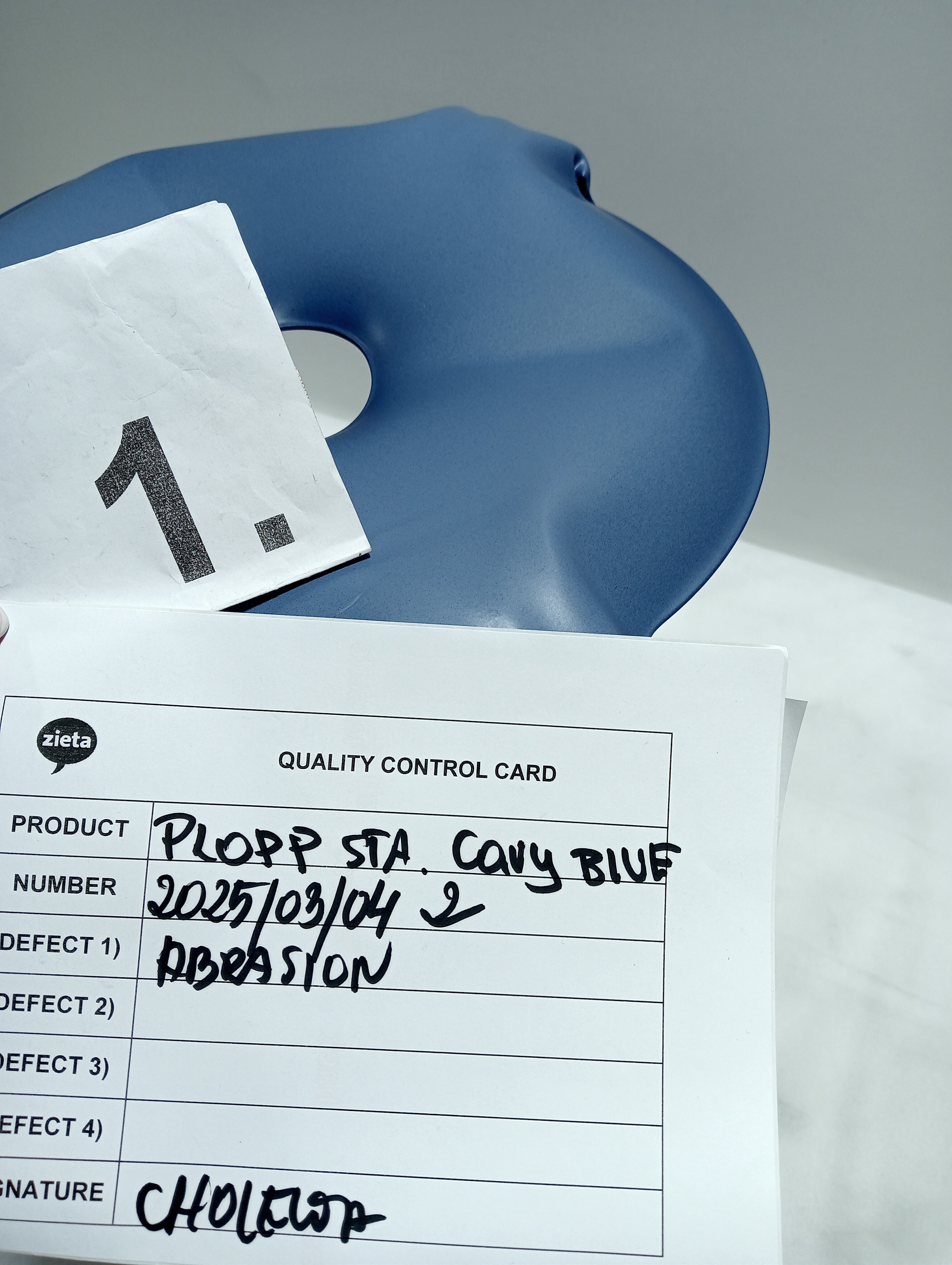 Plopp Standard Sgabello Acciaio Cotton Candy Blu Opaco