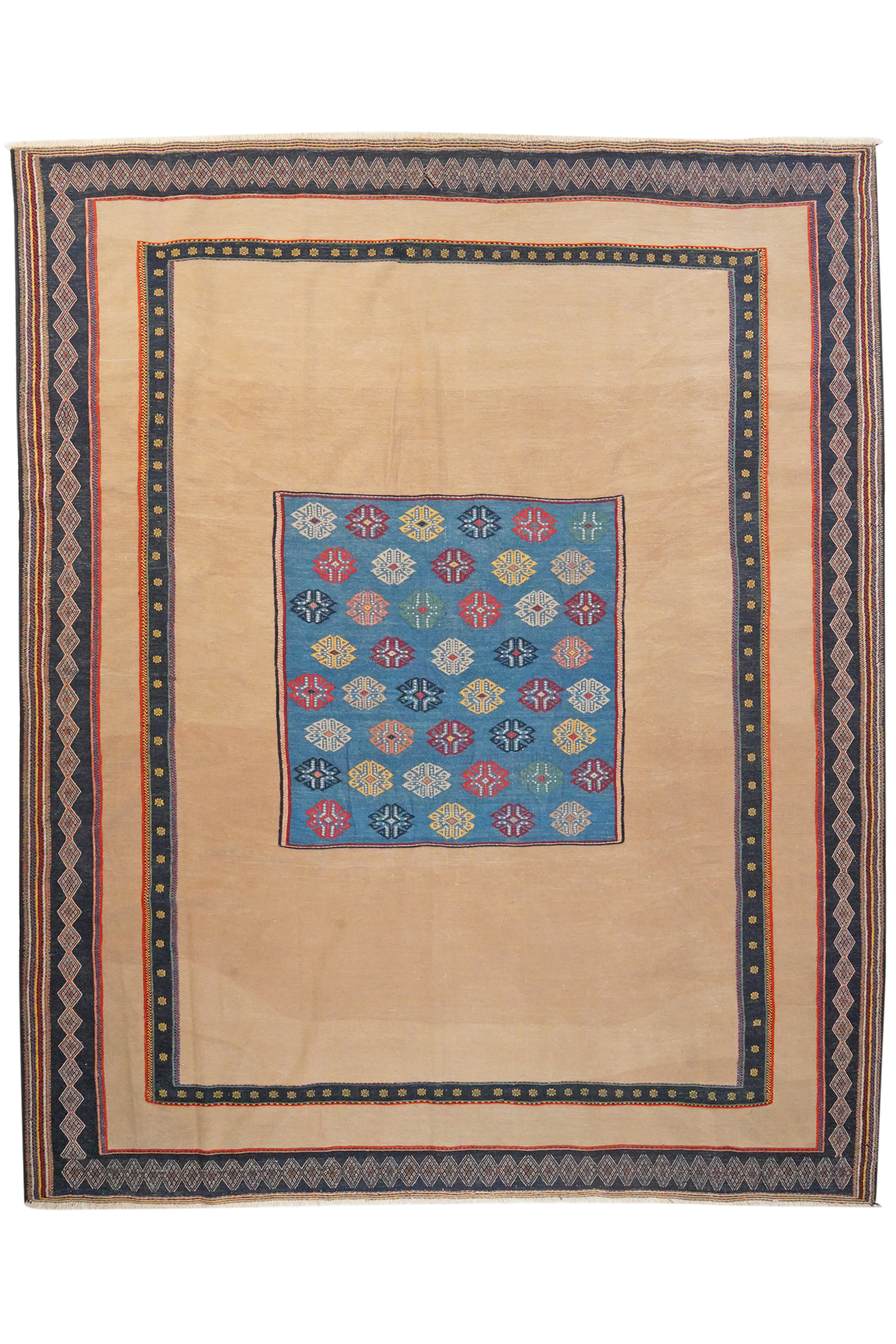 Sumak Afshar Teppich Wolle Beige