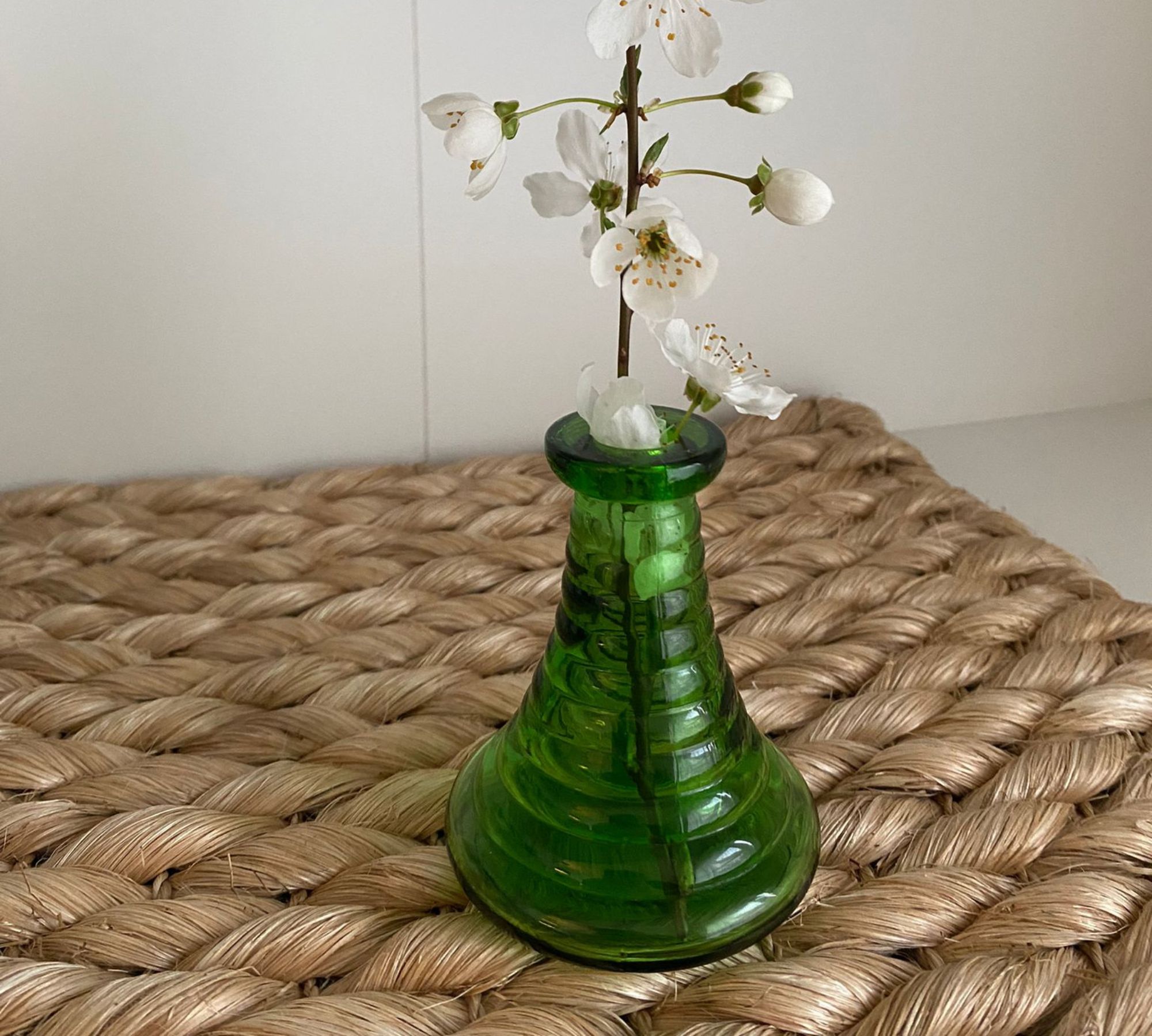 Blumenvase Glas Grün