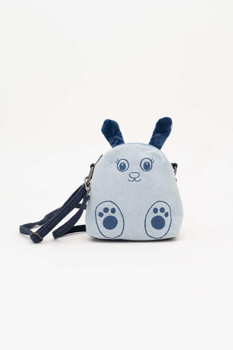 Hase Tasche Baumwolle Blau