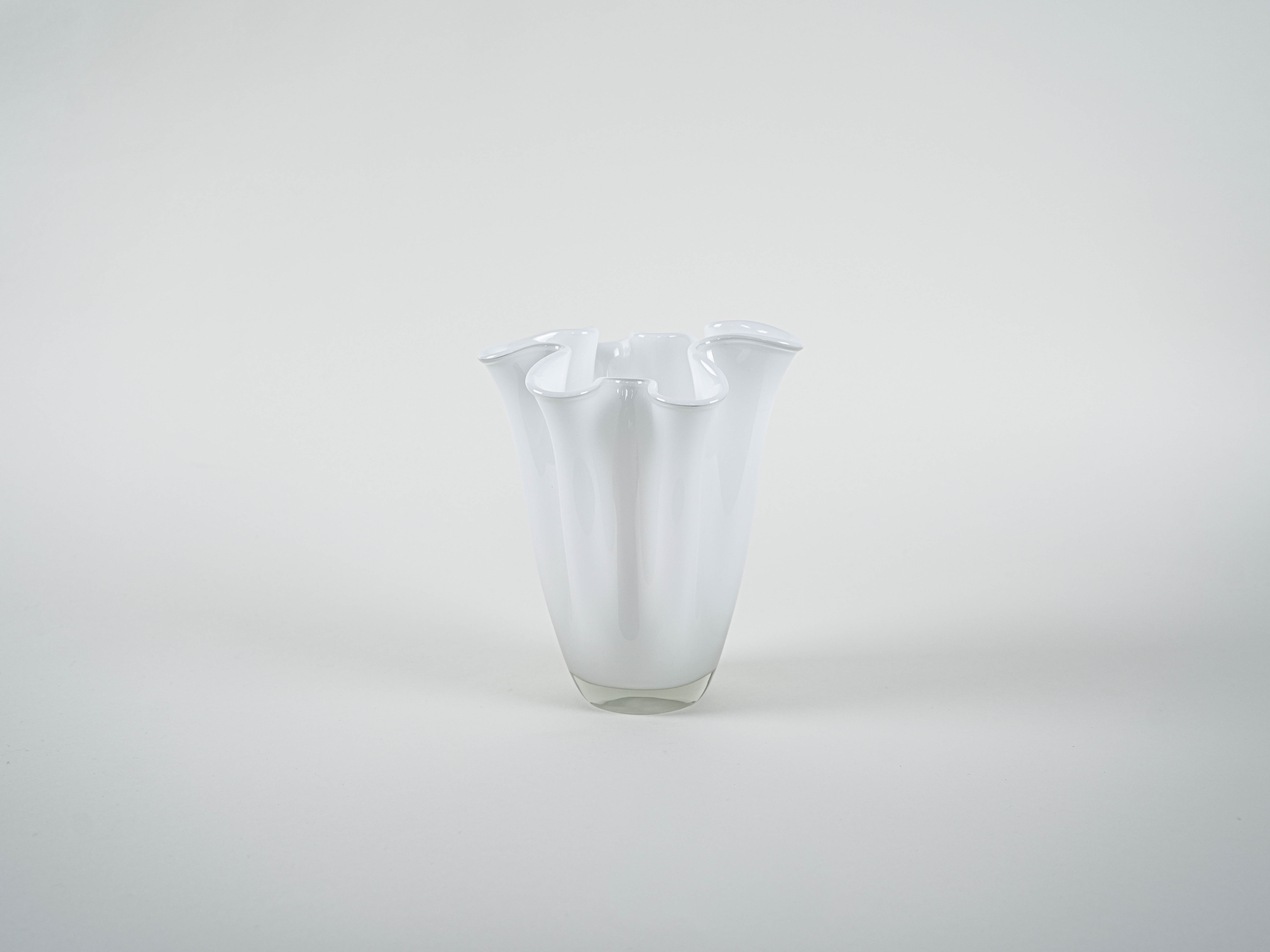 Glass vase 1970s
