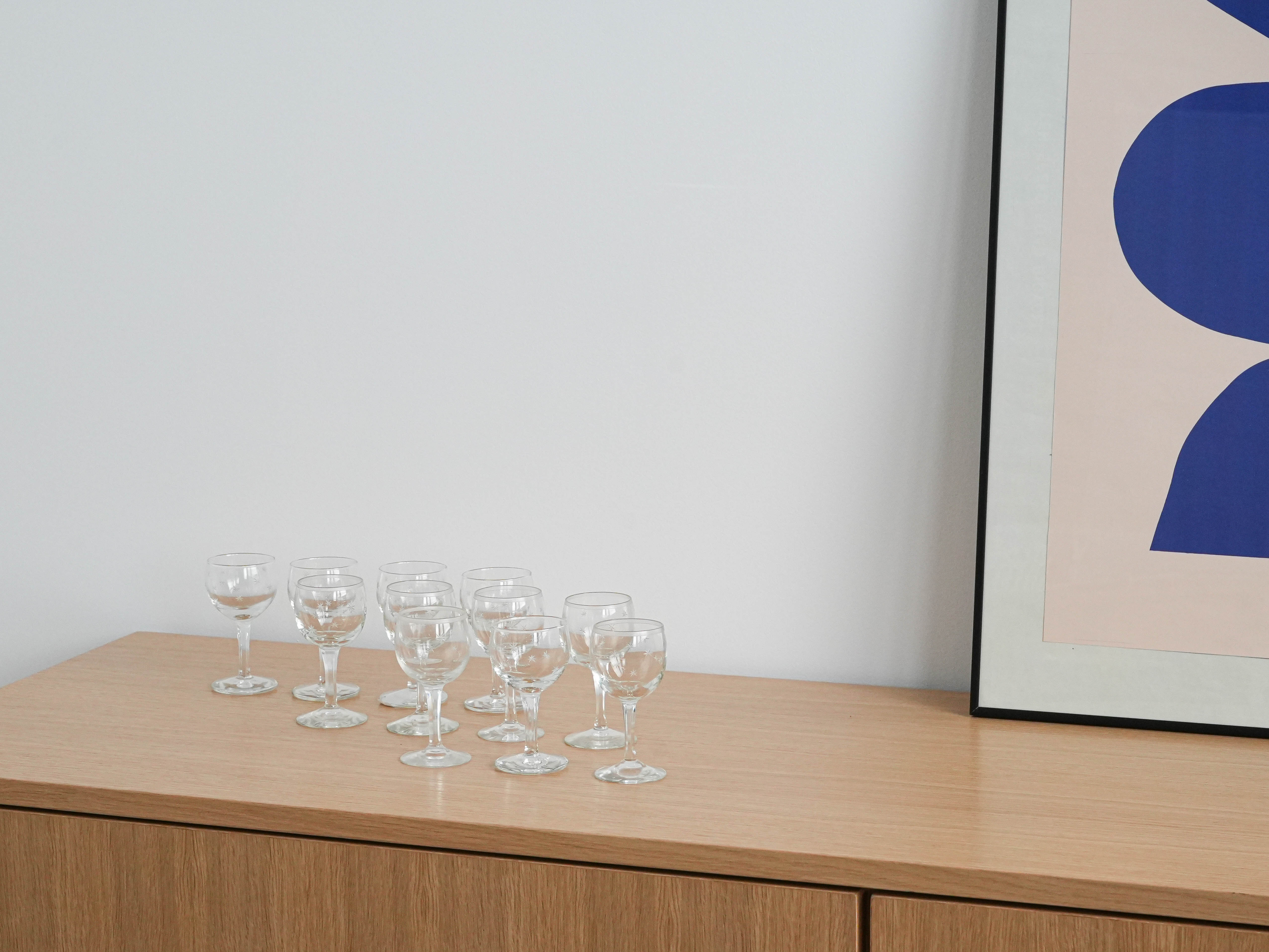 Wine glasses 11x Transparent