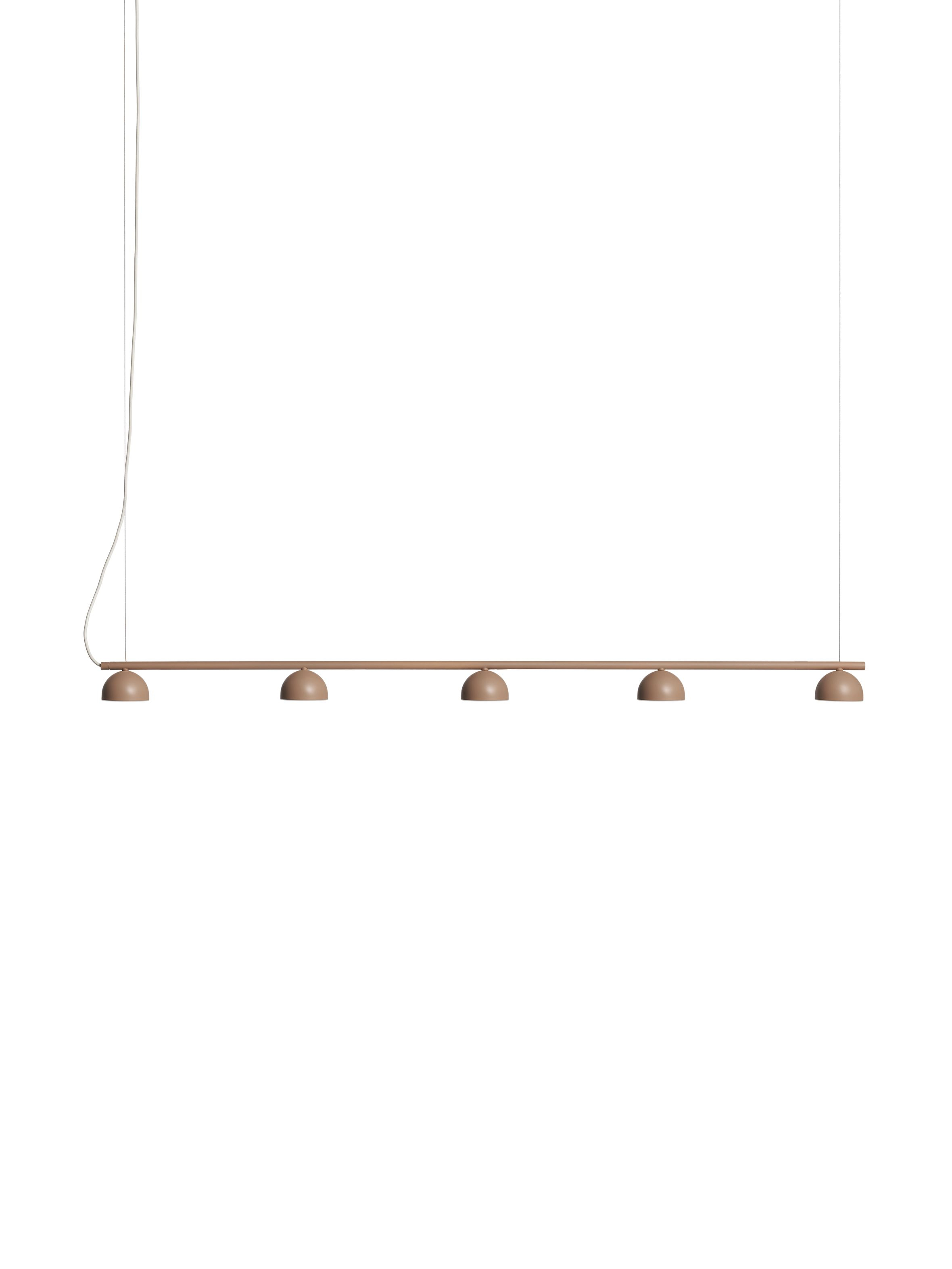 Blush Rail Pendelleuchte 5-Flammig Beige