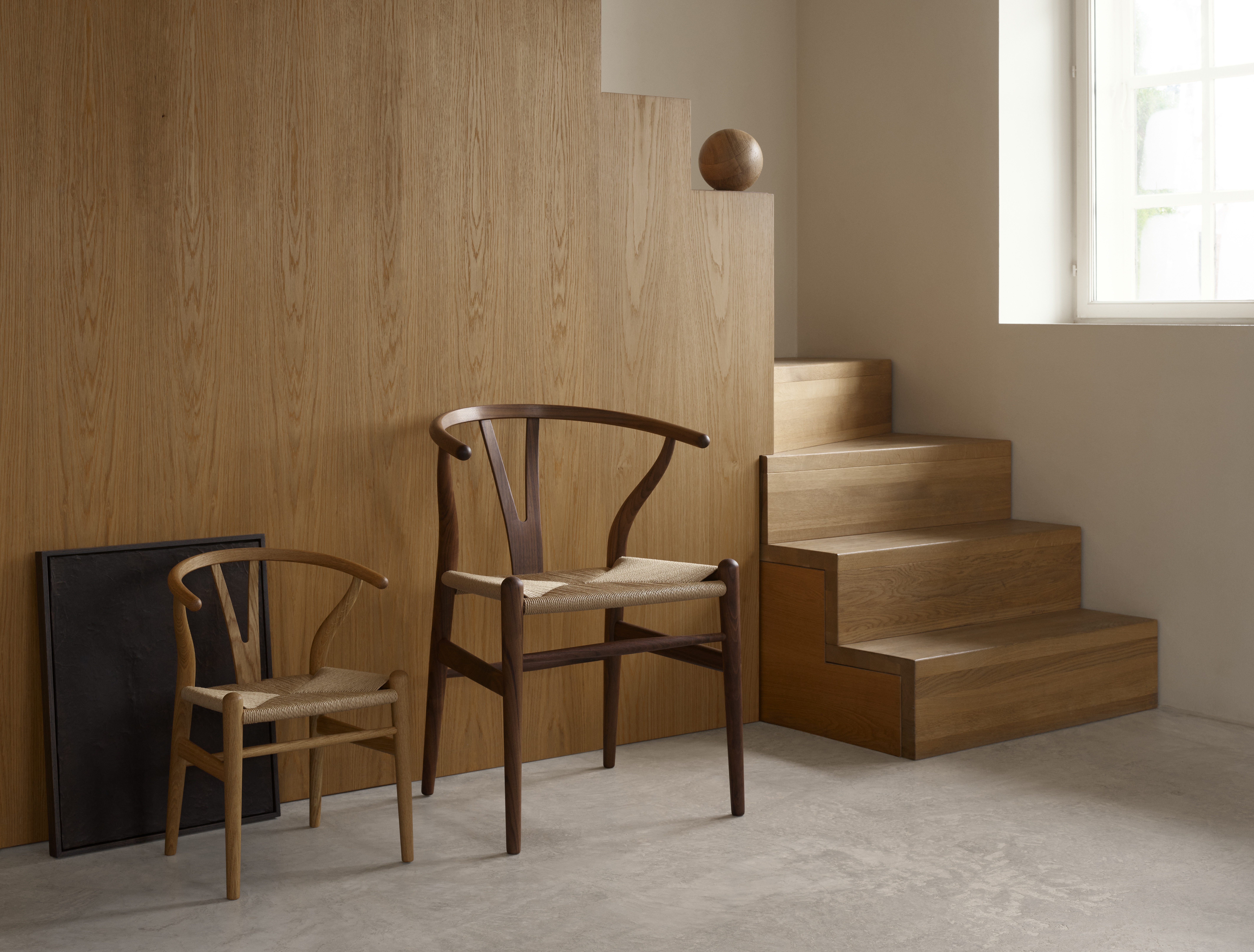 CH24 Wishbone Kinderstuhl Beige