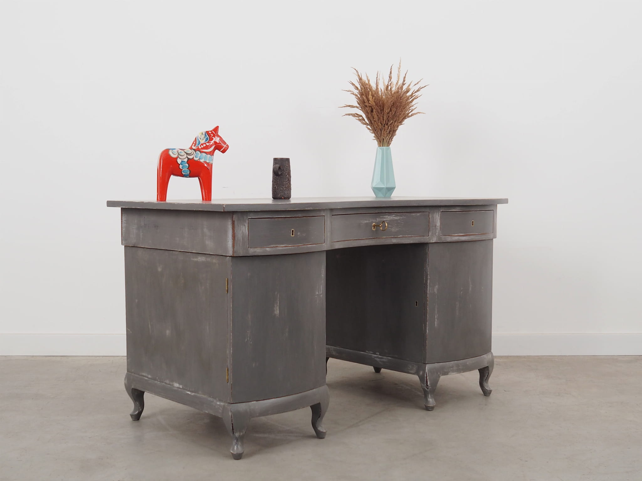 Mahogany Schreibtisch 1960 Jahre