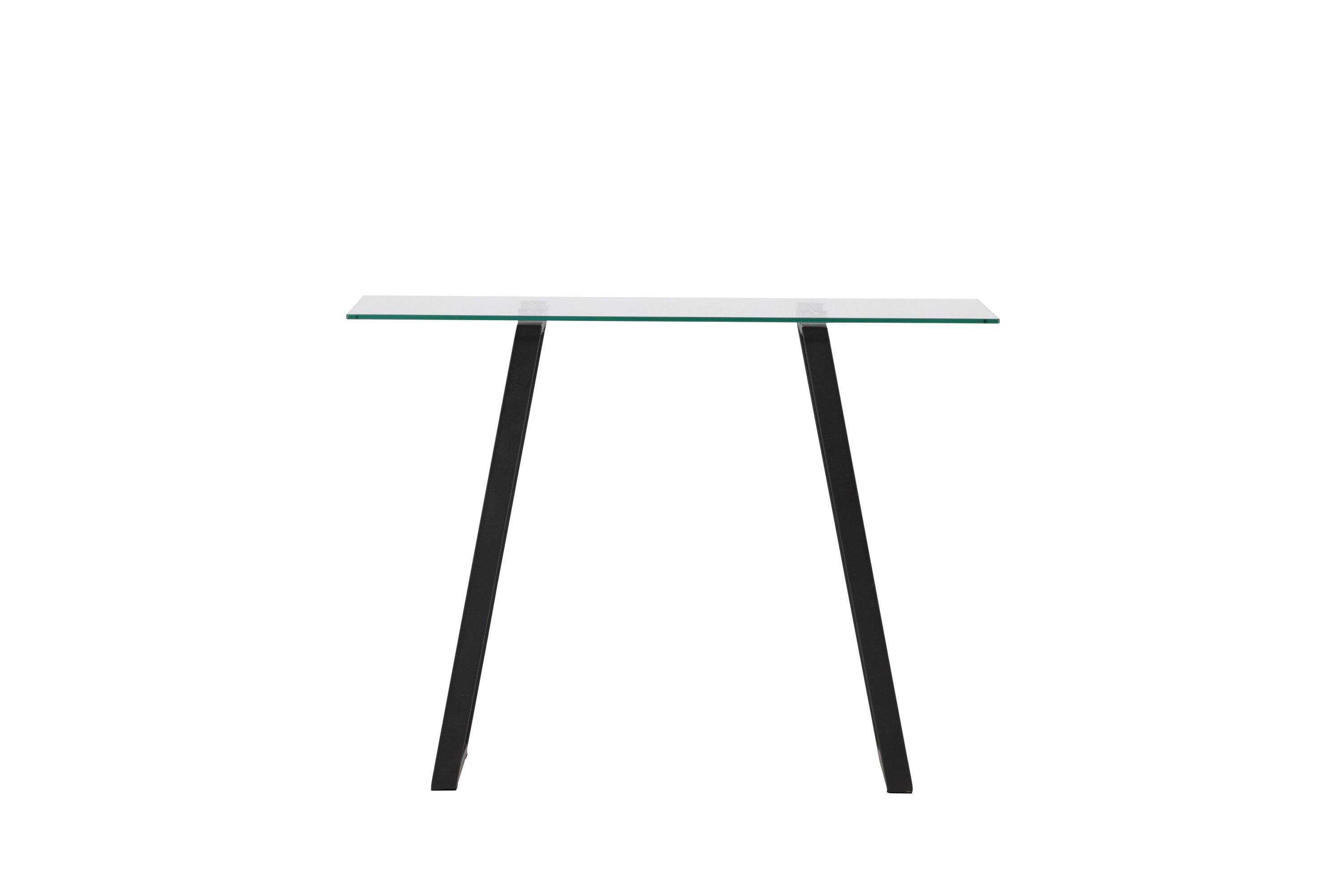 Horten Schreibtisch Stahl Glas Silber