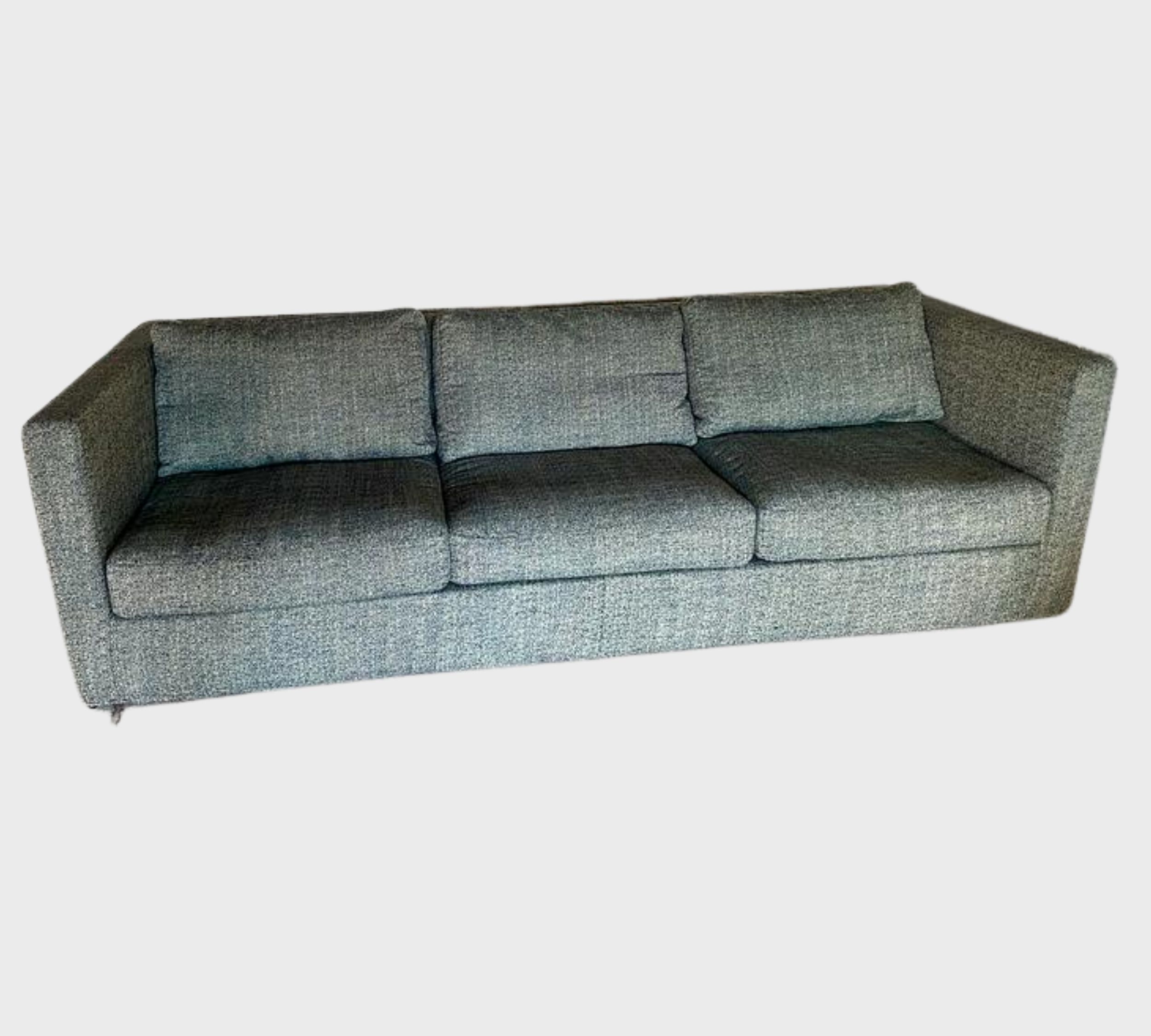 Sofa 3-Sitzer Kvadrat-Stoff Grau