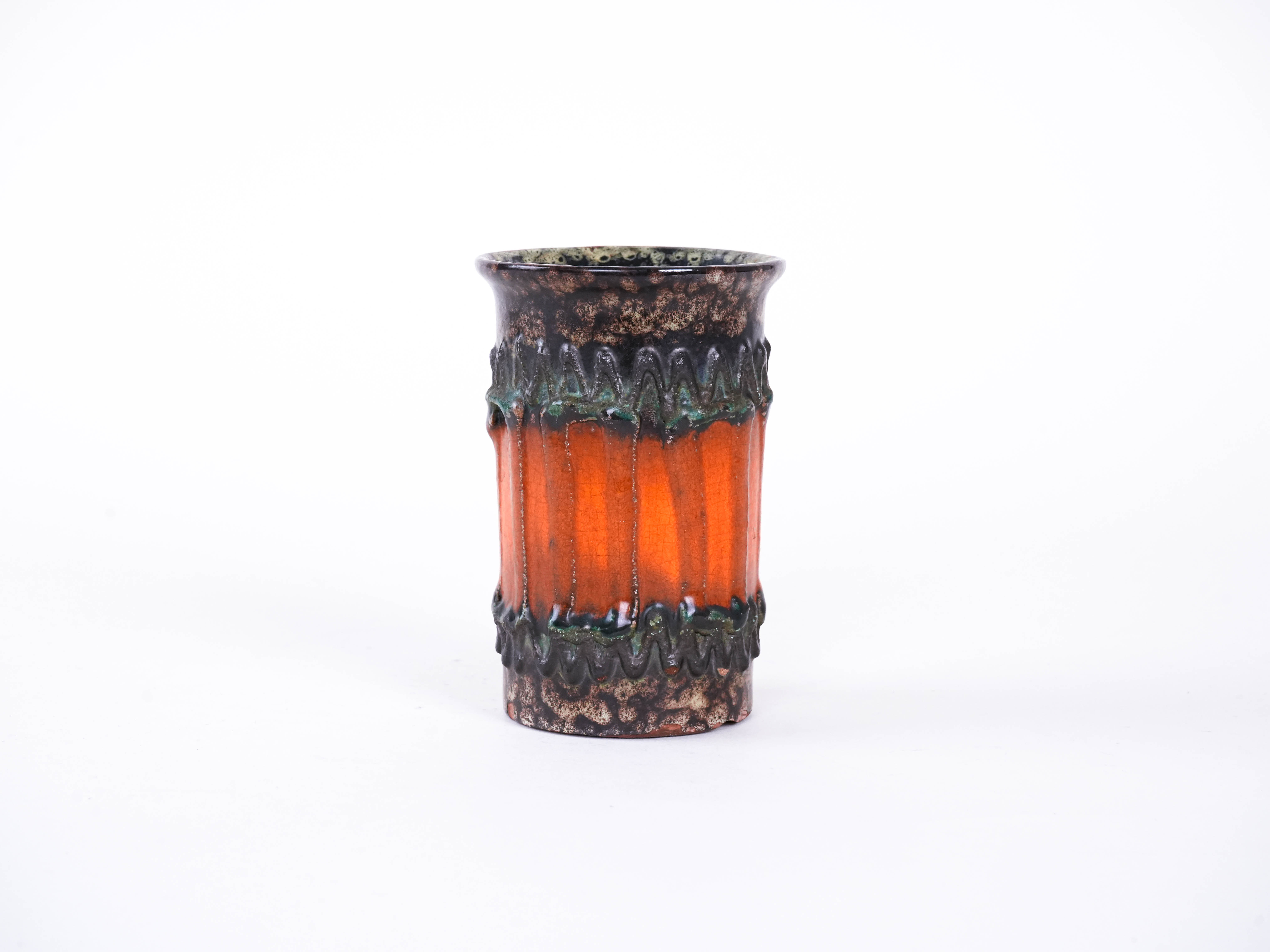 Keramikvase 1960er Jahre