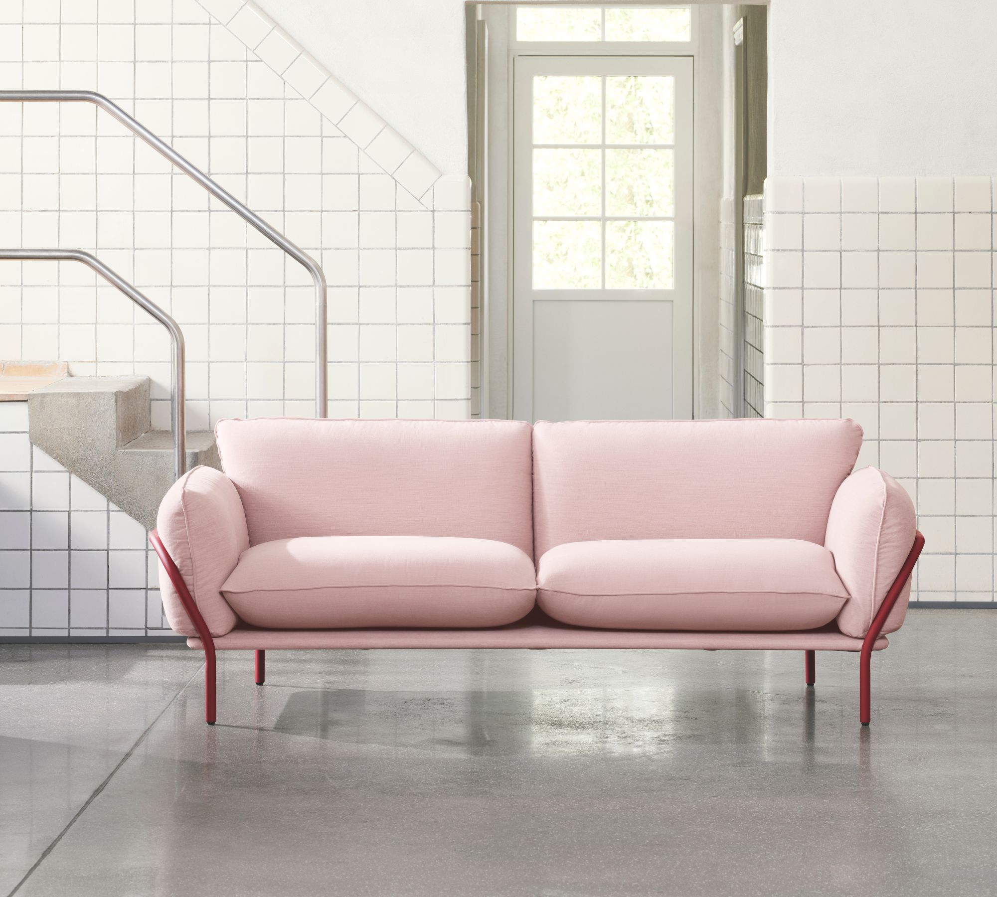 Holder Sofa 3-Sitzer Forest Rosa