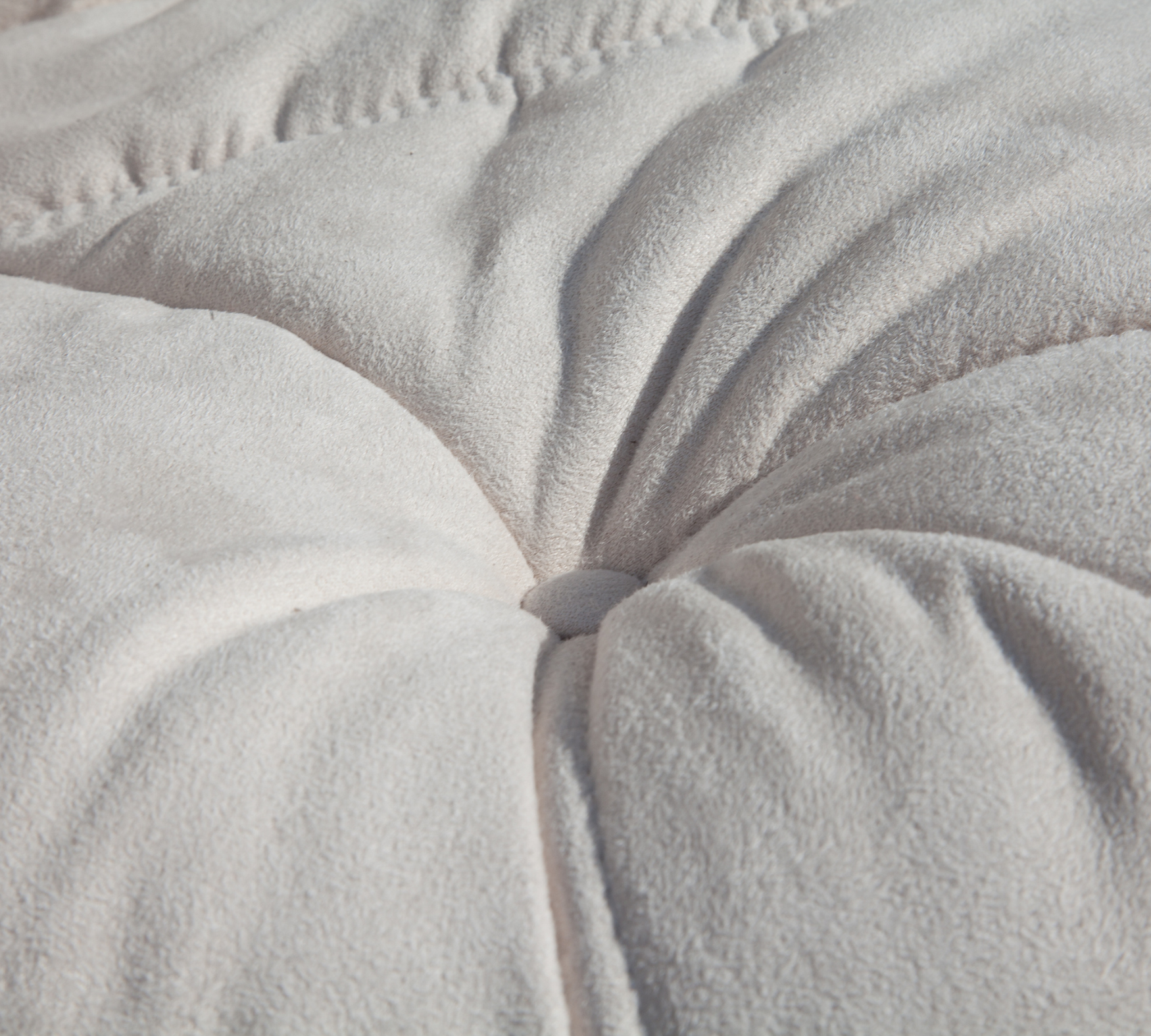 Togo Sessel und Ottoman Set Textil Off-White