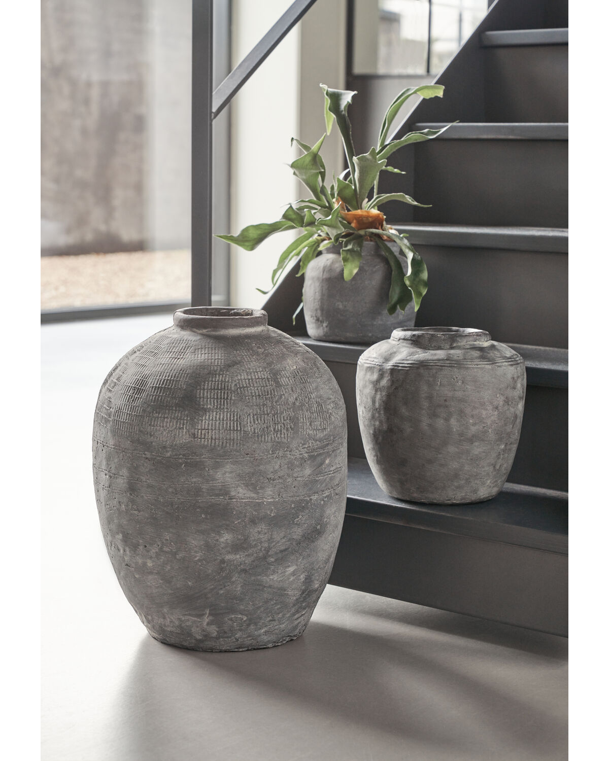 2x HDRustik Concrete Vase