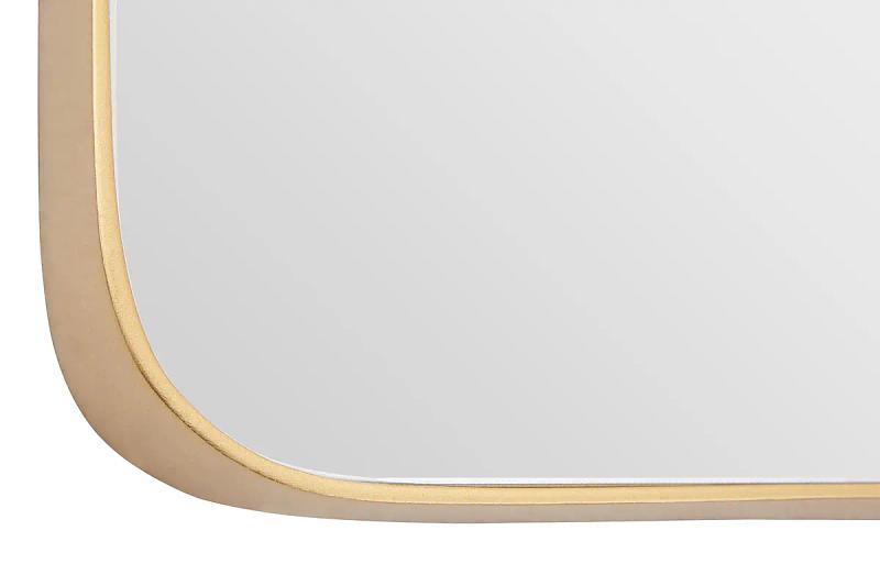 Tia Kleine Goldfinish Quadratische Wandspiegel
