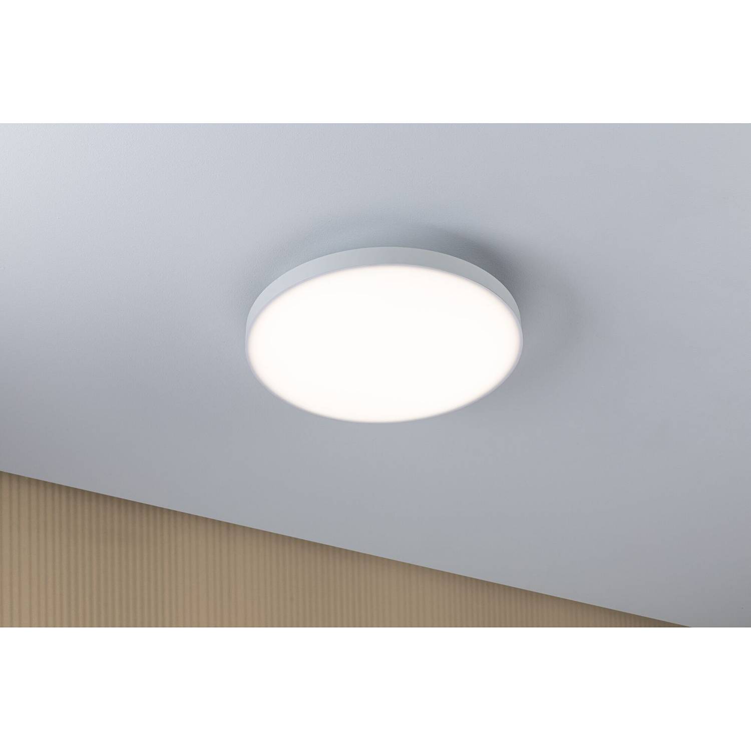LED-Deckenleuchte Velora I Aluminium Weiß