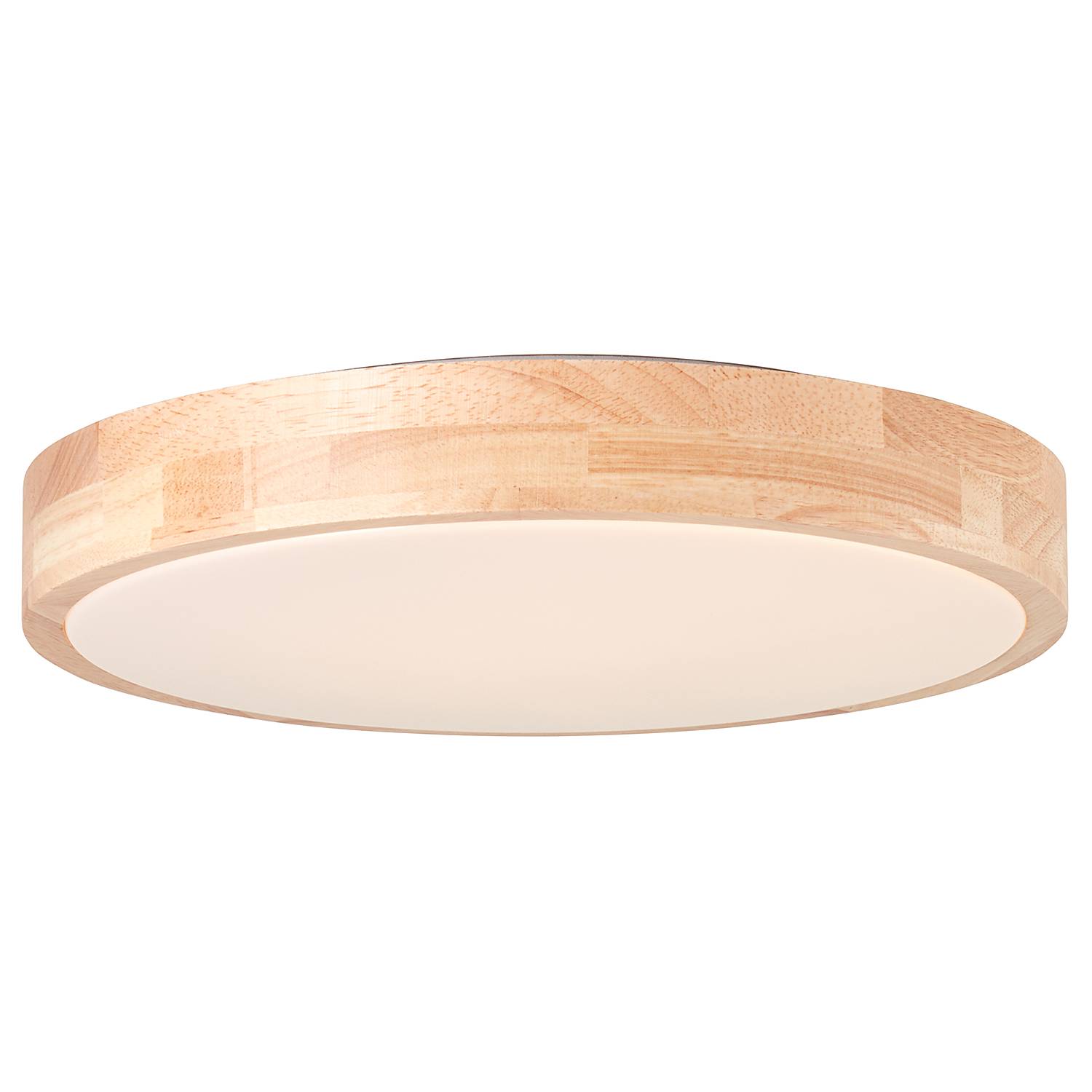 LED-Deckenleuchte Moreen Polyethylen Gummibaum Massiv