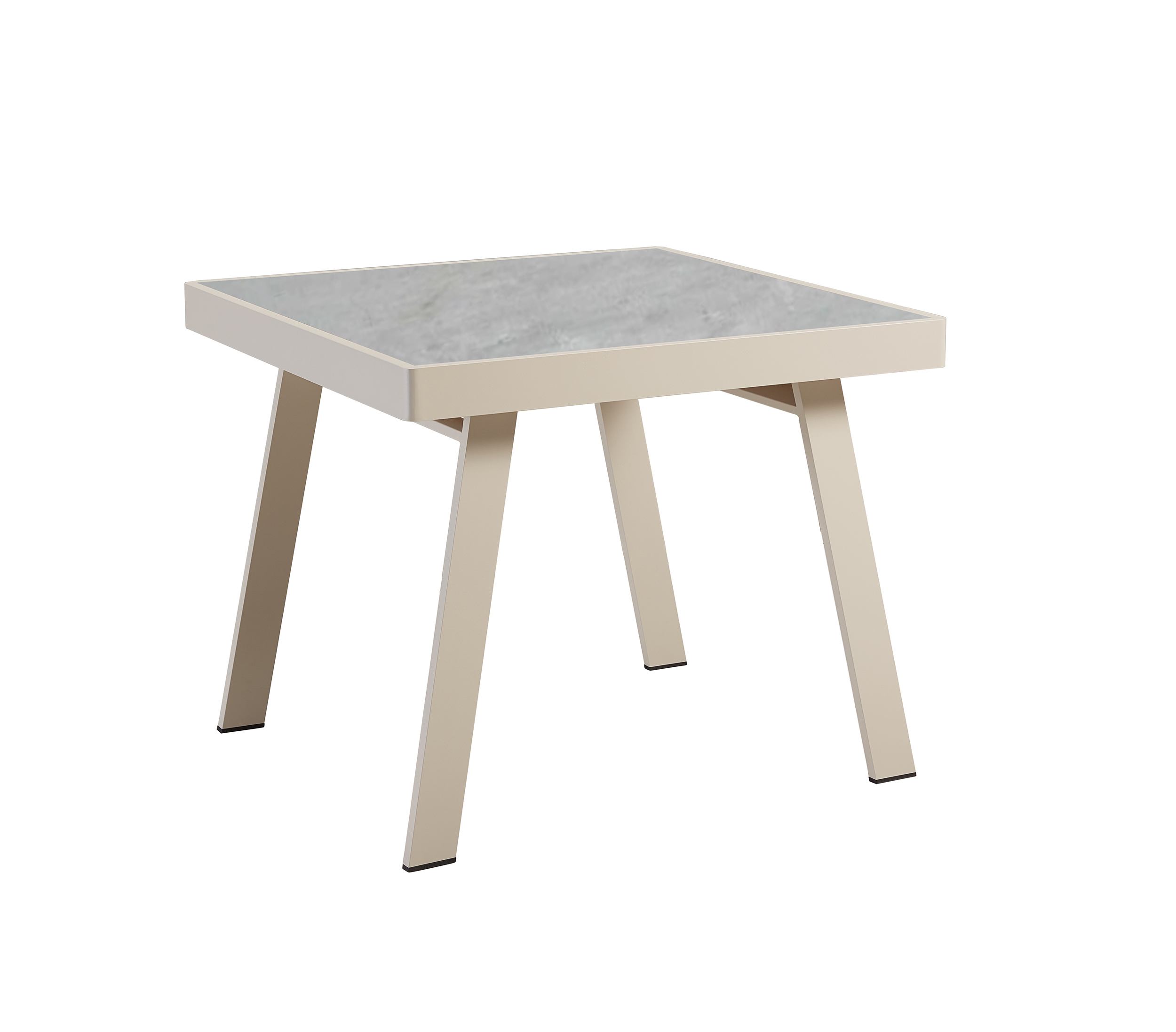 Nofi 2.0 Tavolo da giardino Metallo Vetroceramica Crema