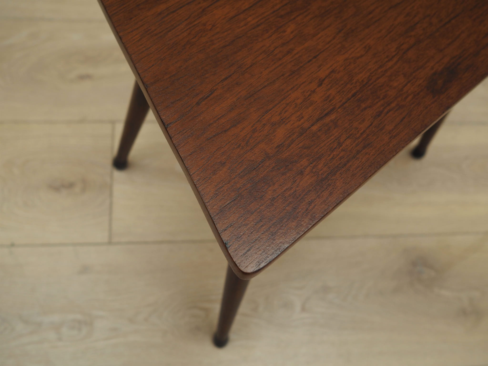 Vintage Stool Teak Brown 1970s