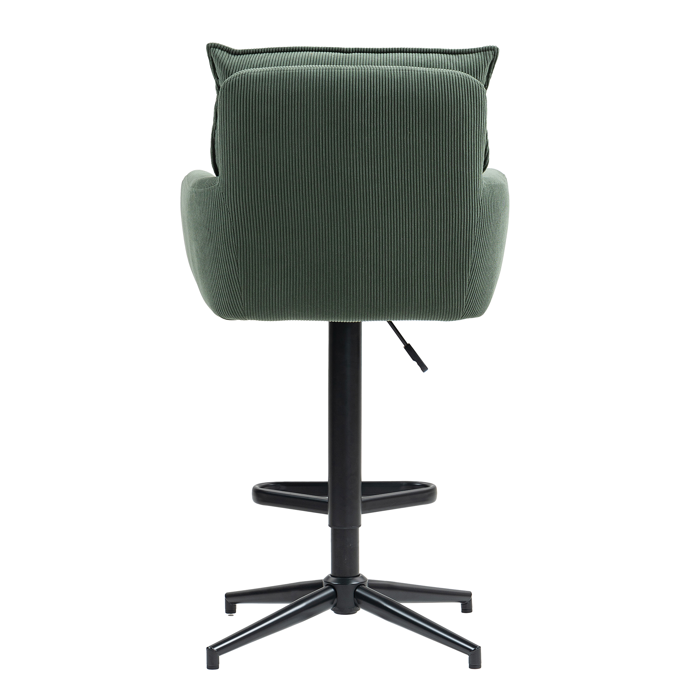 Drehbarer Barstuhl DIDRIP 2er Set Sternförmig Dunkelgrün