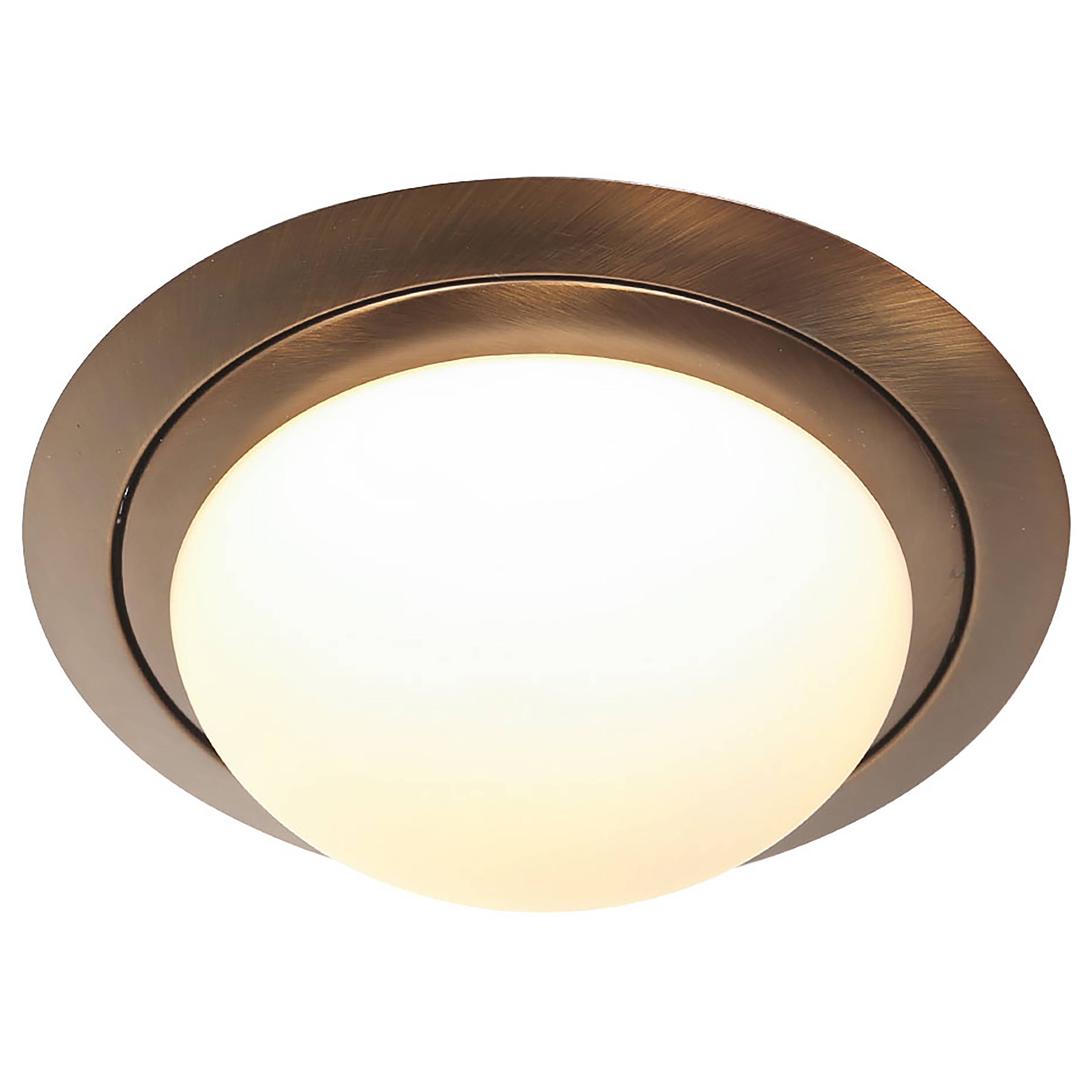 Ikaro Type A Ceiling Light Aluminum Opal Glass 24cm
