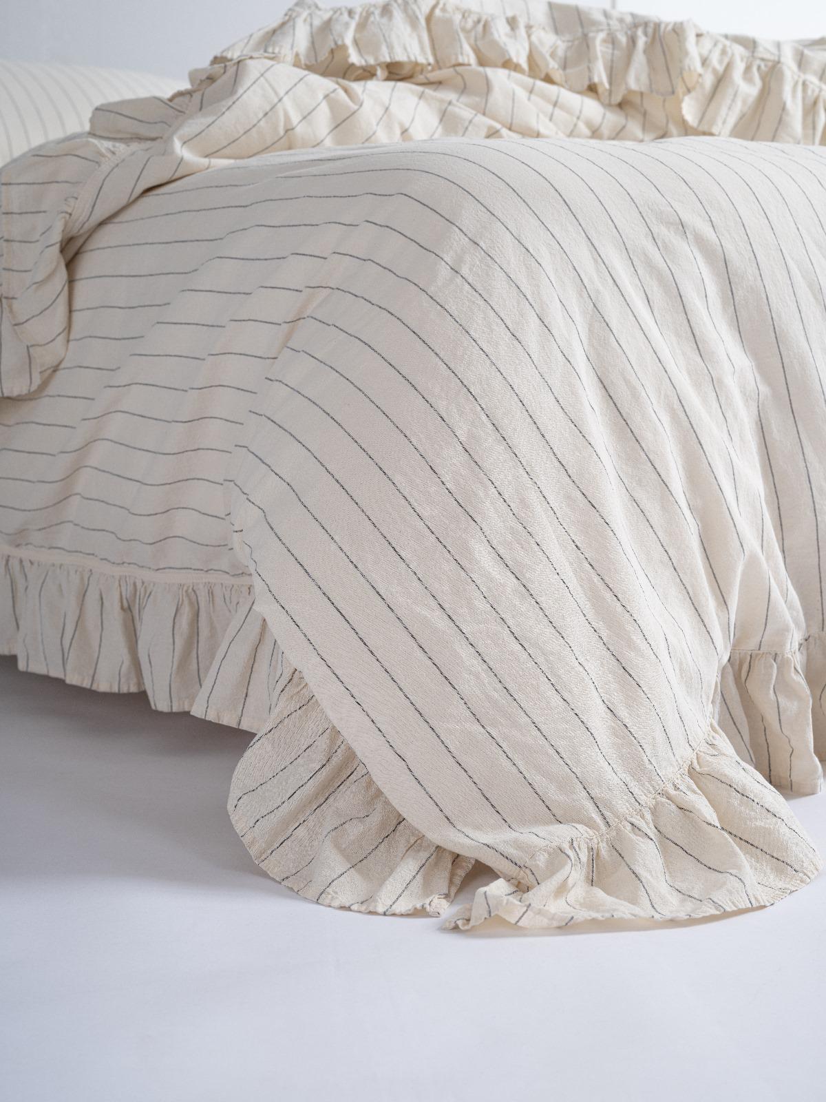Bed linen set Cotton White 220x240 cm