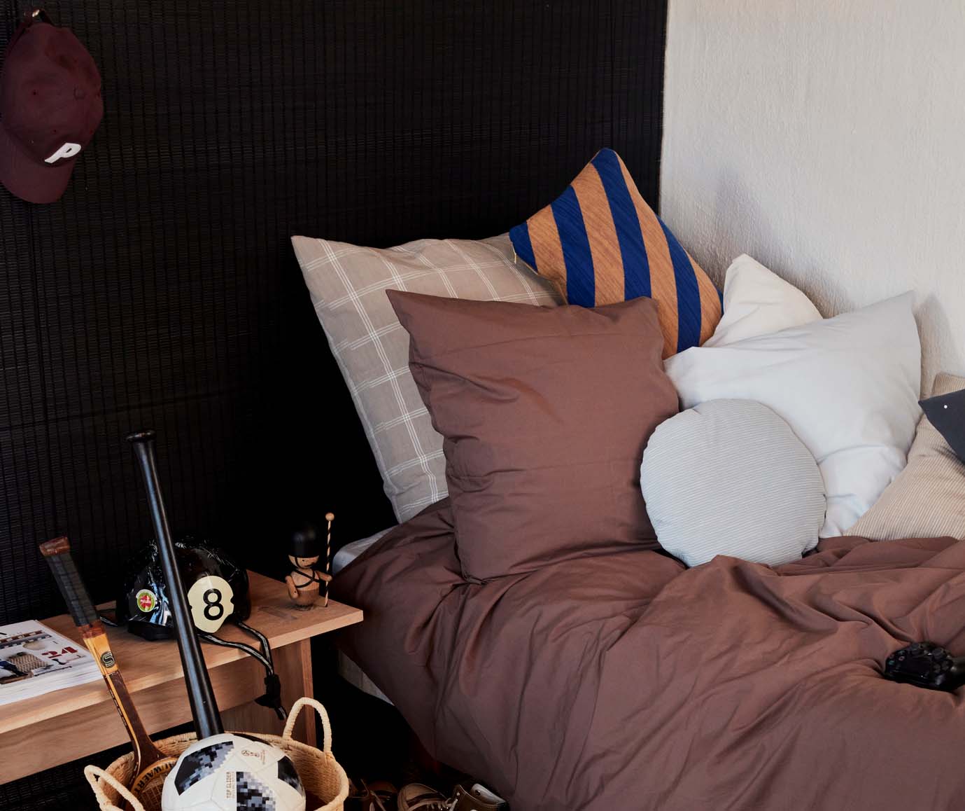 Fodera per cuscino Kyoto in cotone biologico crema