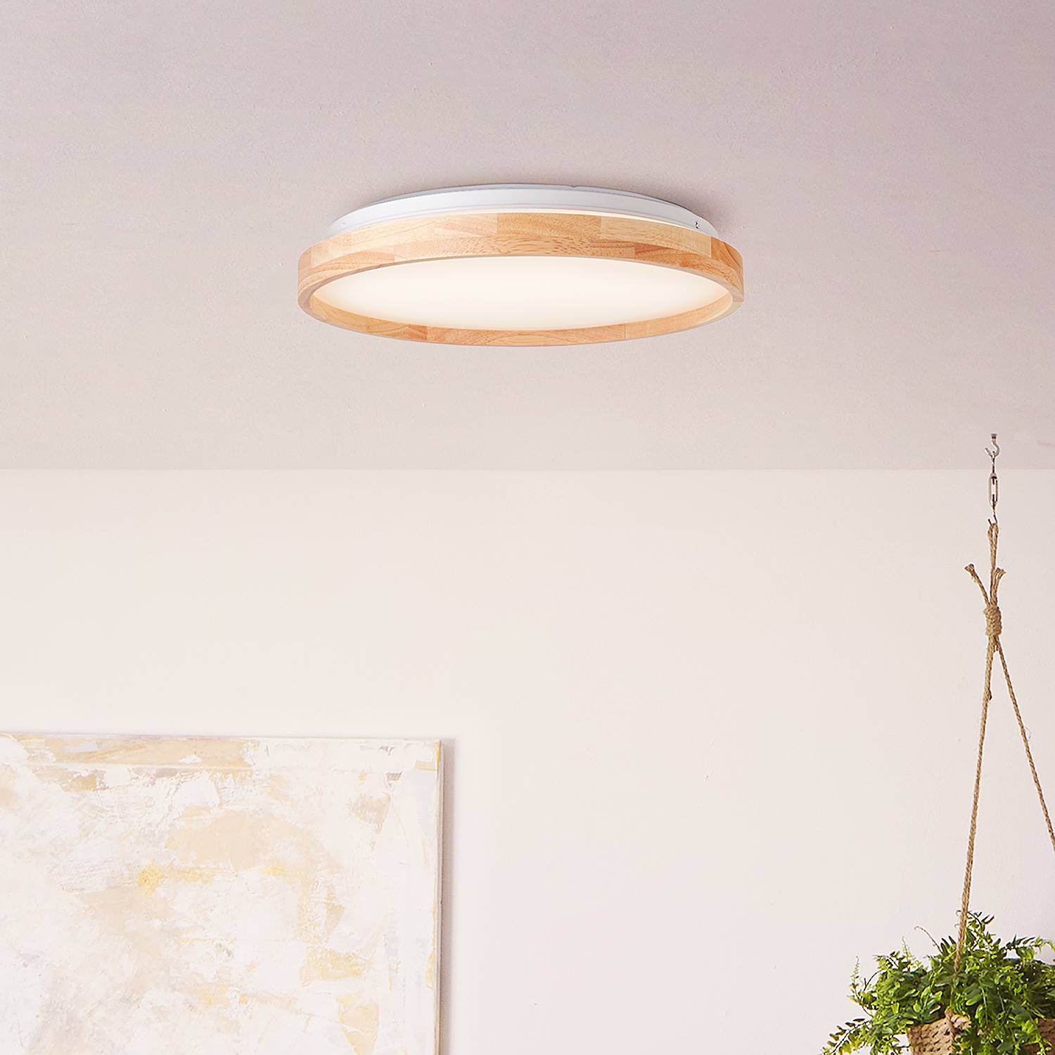 Alson LED-Deckenleuchte Polyethylen Gummibaum 1-flammig