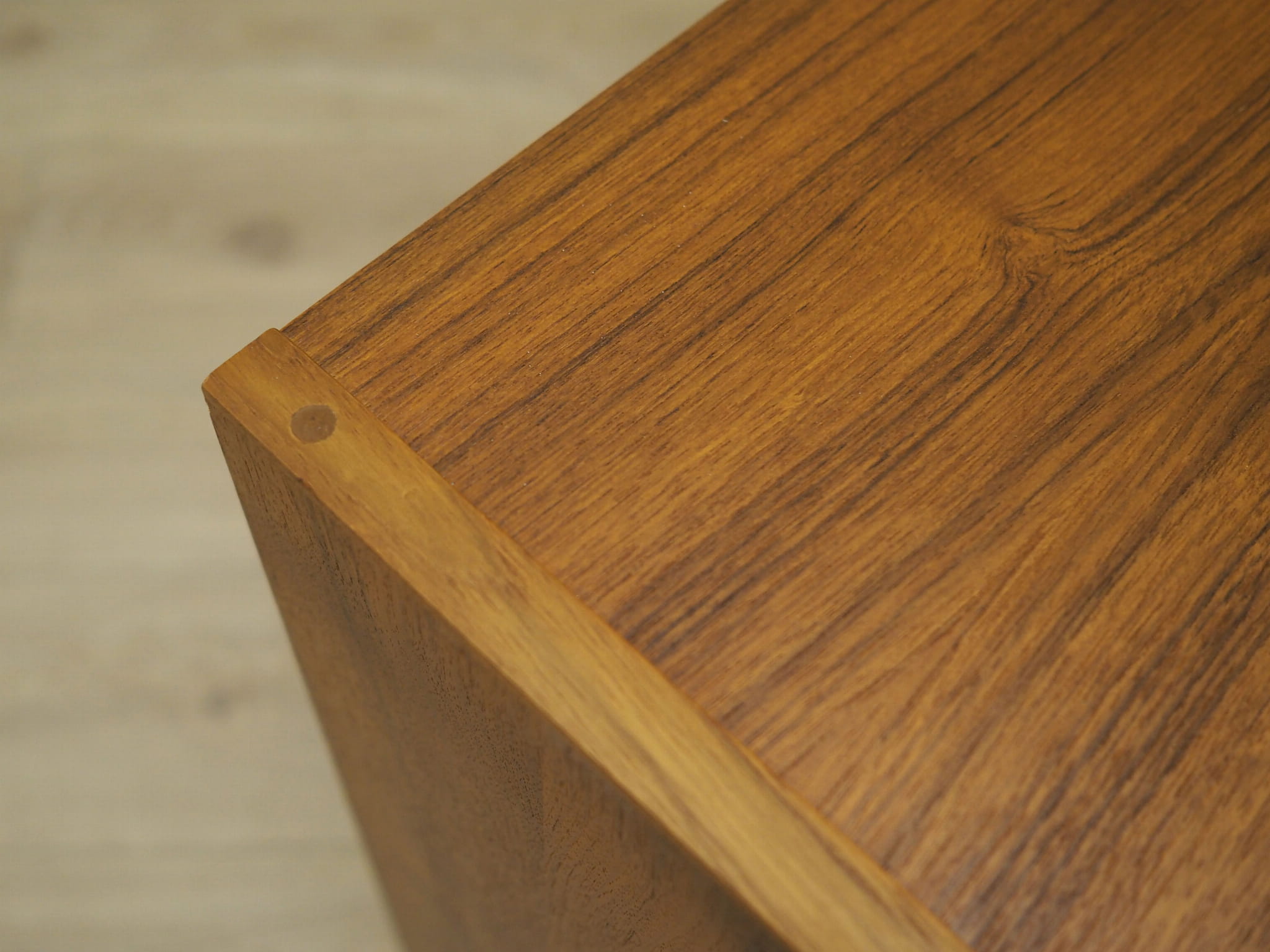 Vintage Cabinet Teak Wood Brown 1970s