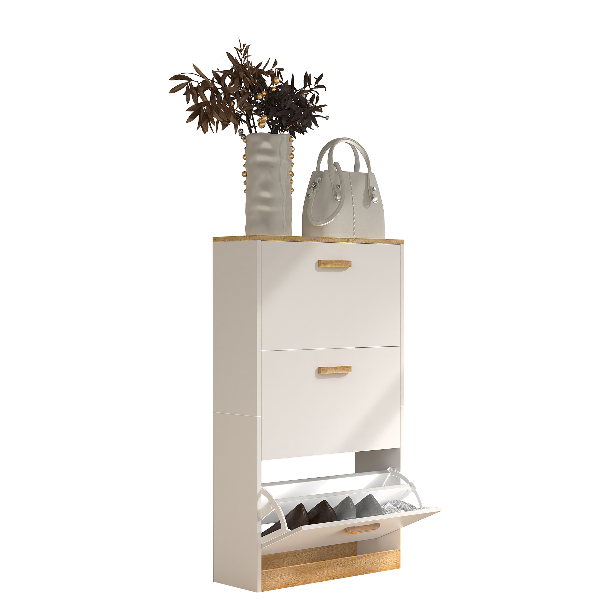 Shoe Cabinet Halom White