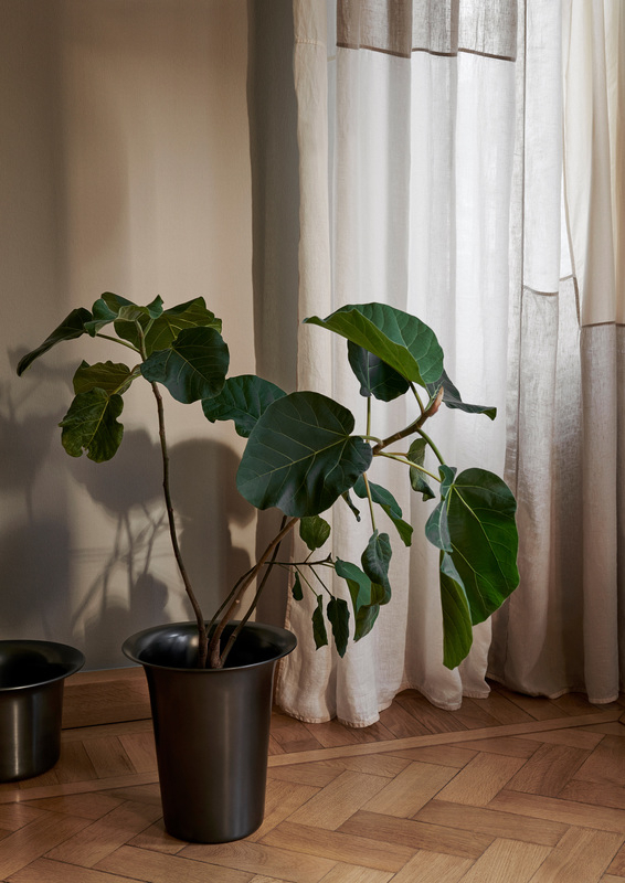 Spun Alukorb Geschwrärztes Aluminum Schwarz