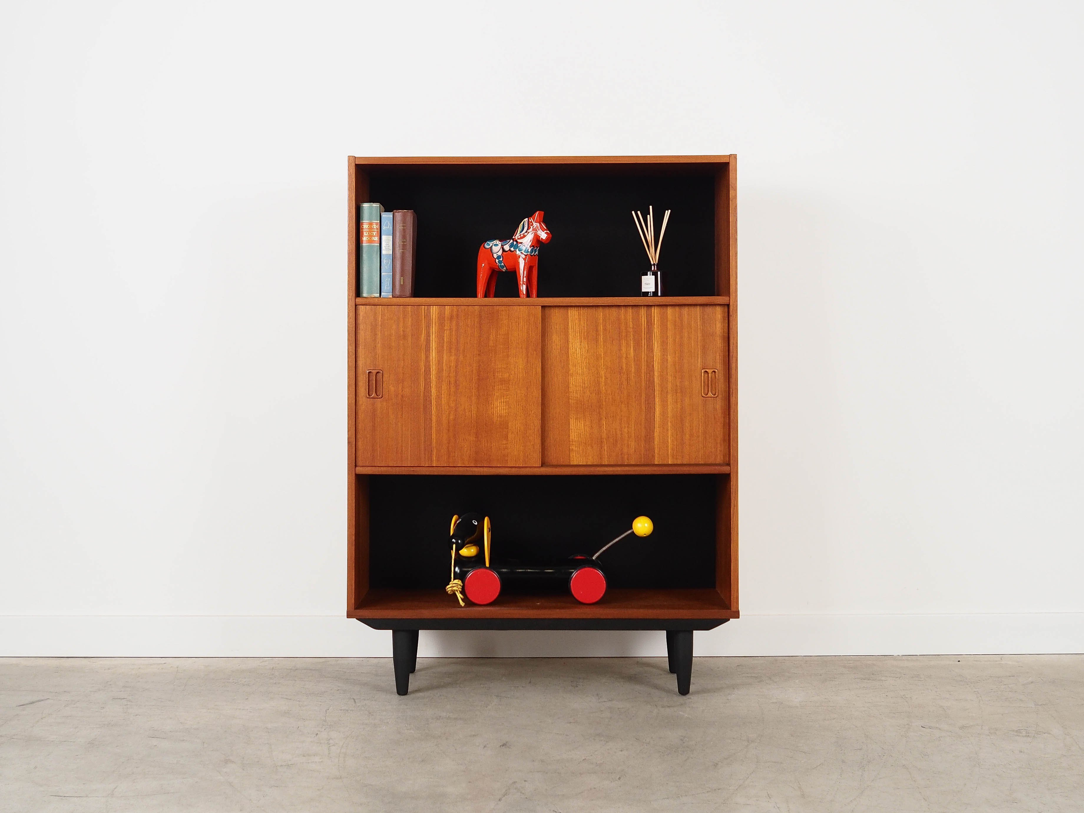 Teak-Bücherregal 1970er Jahre Braun