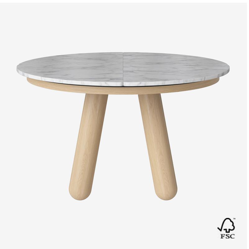 Balance Ausziehbarer Tisch Grau